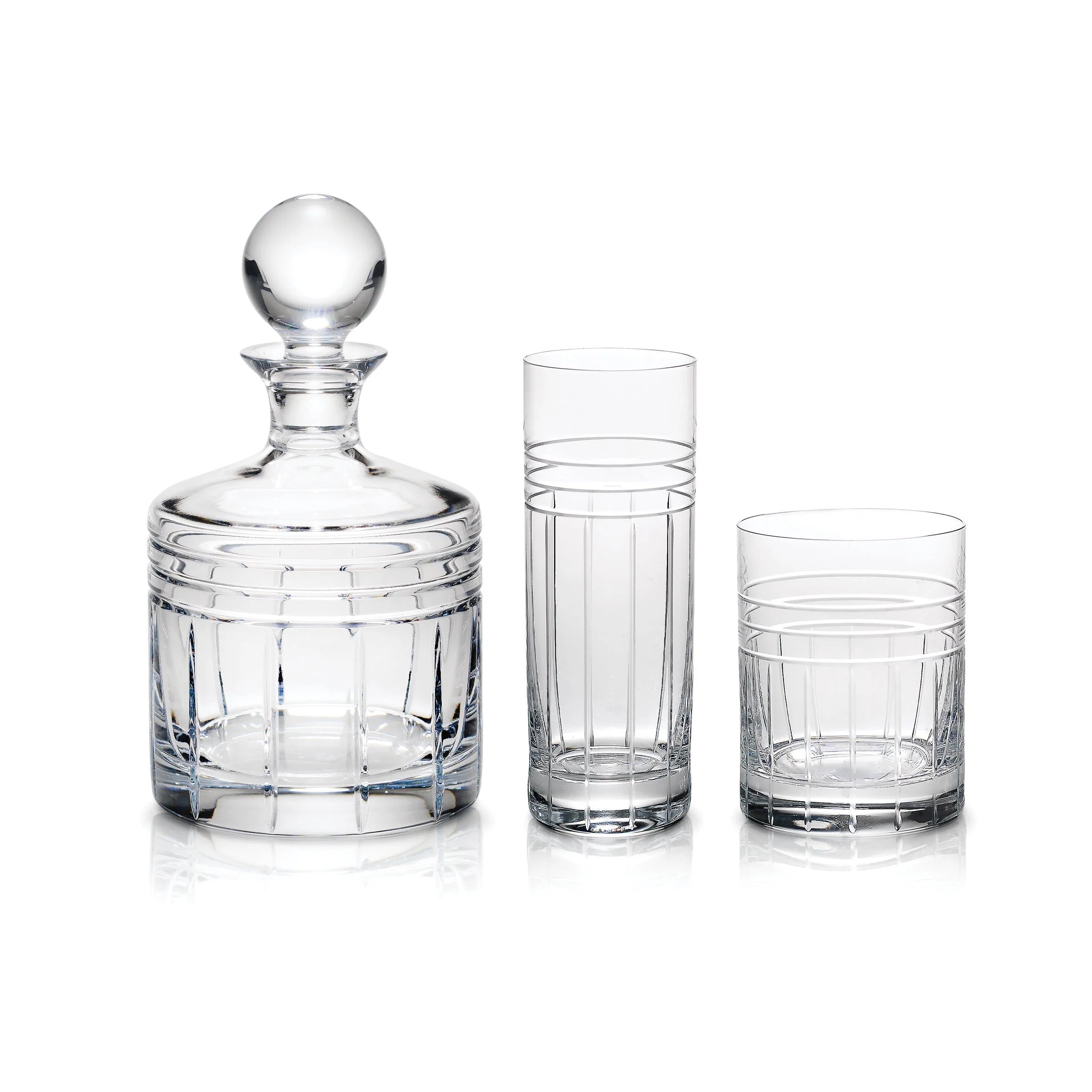Tempo Crystal Double Old Fashion Glasses, Set of 4 - Image 4