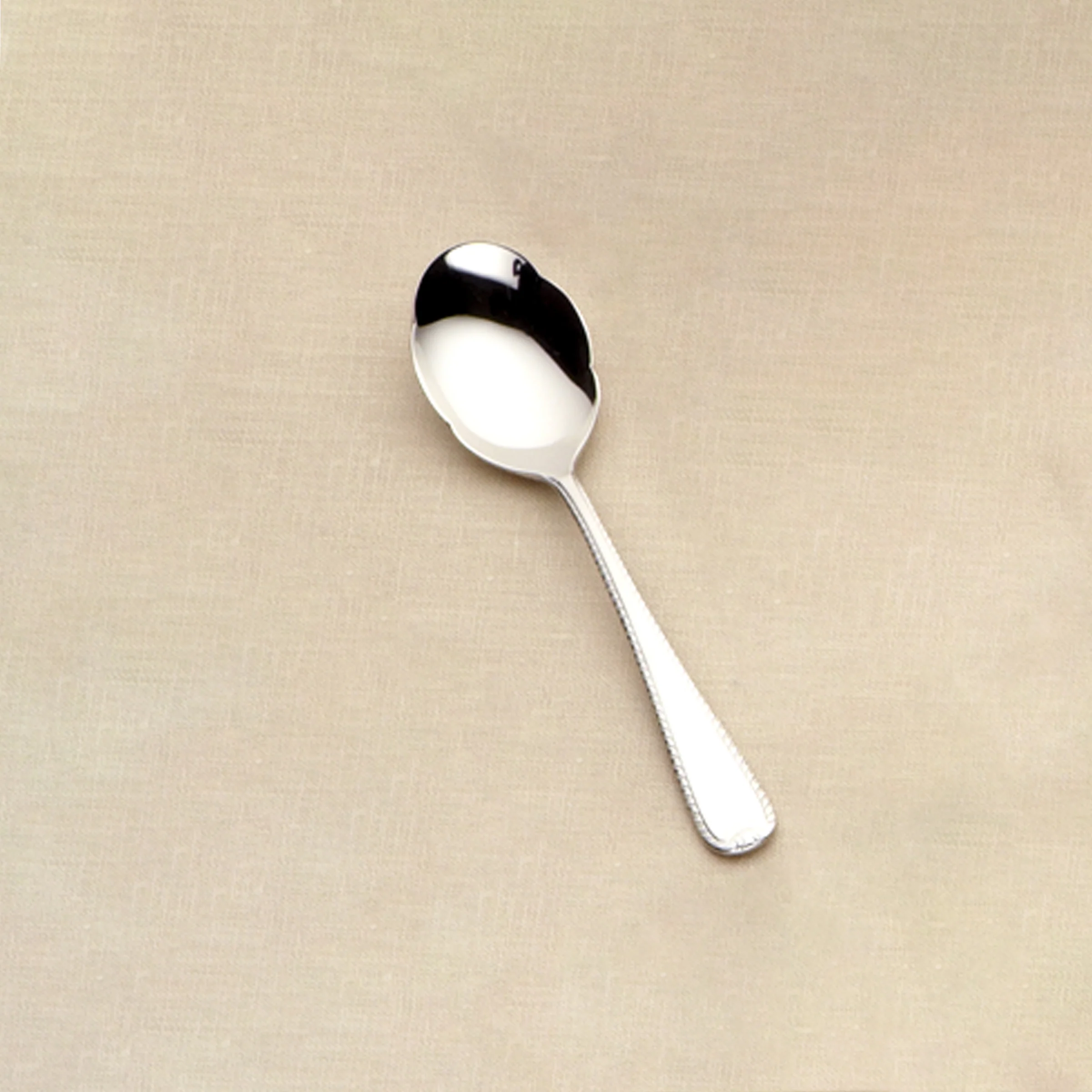 Ribbon Edge Frosted Sugar Spoon