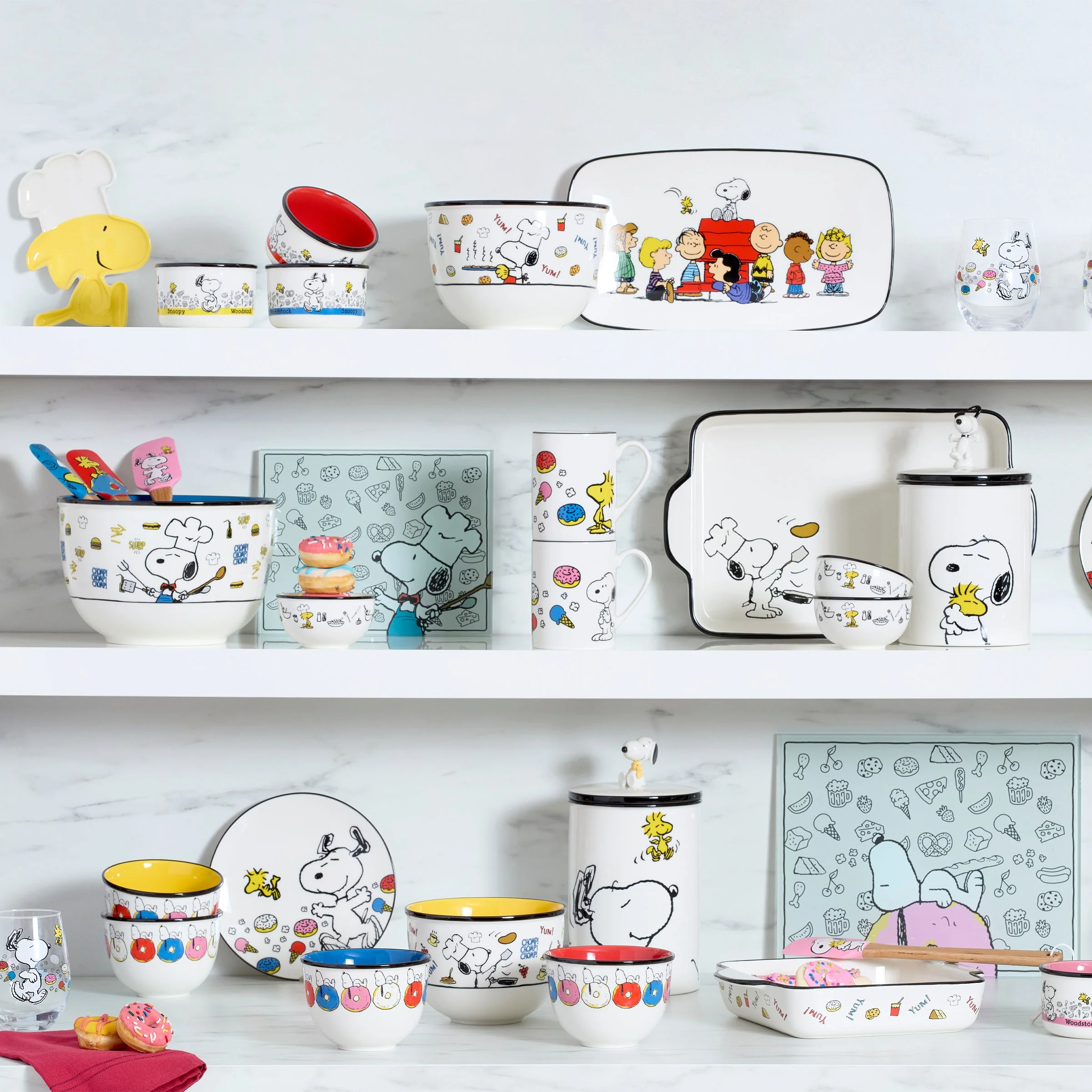Chef Snoopy Accent Plates, Set of 4 - Image 2