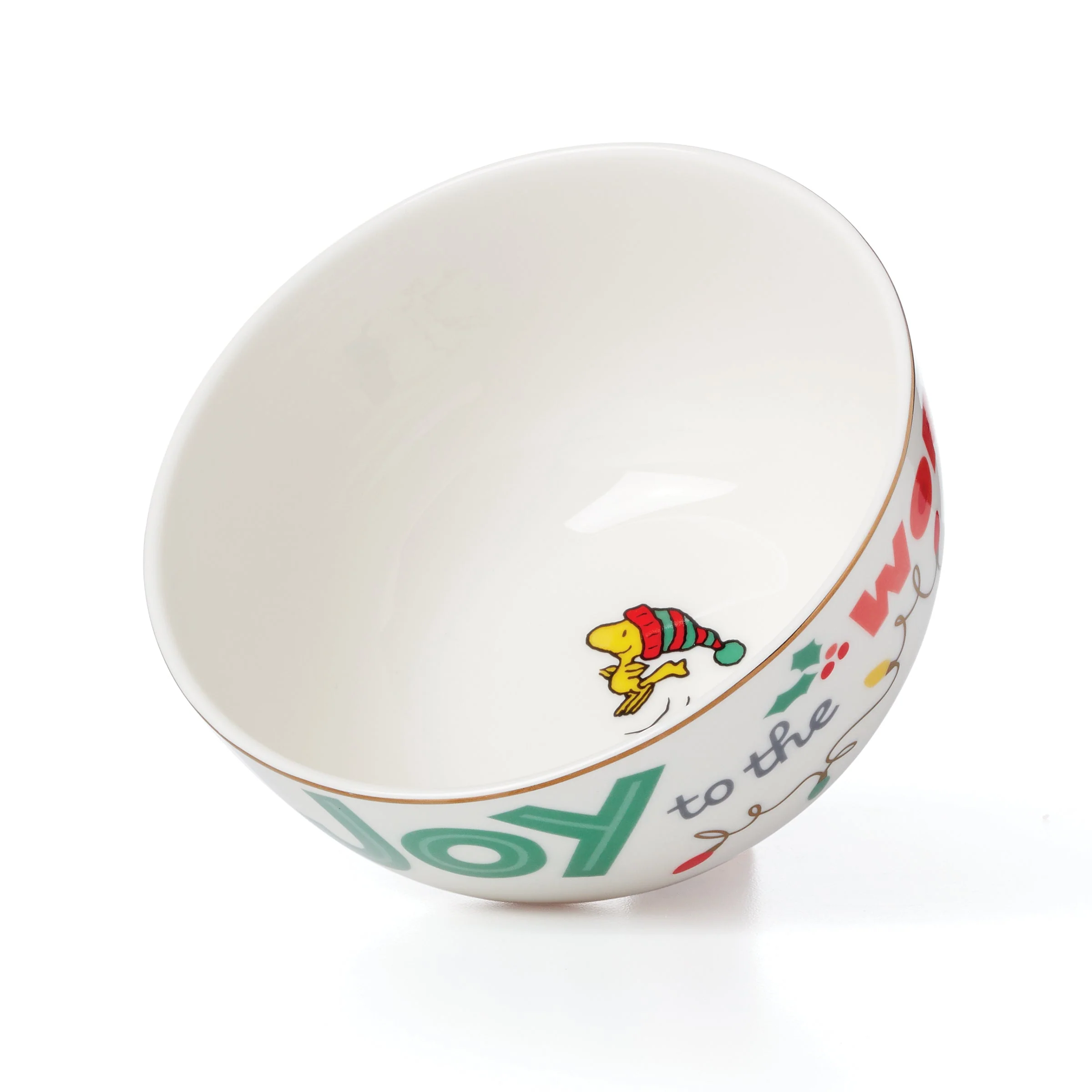 Snoopy Christmas All-Purpose Bowls, Set of 4 - Image 4