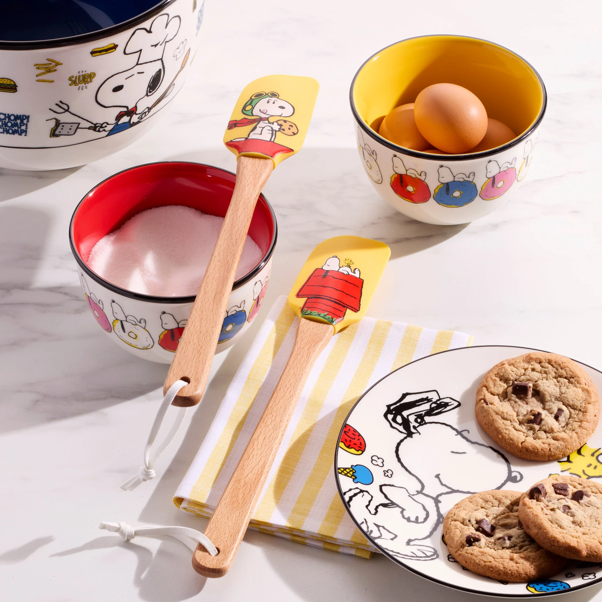 Chef Snoopy Yellow Spatulas, Set of 2 - Image 2