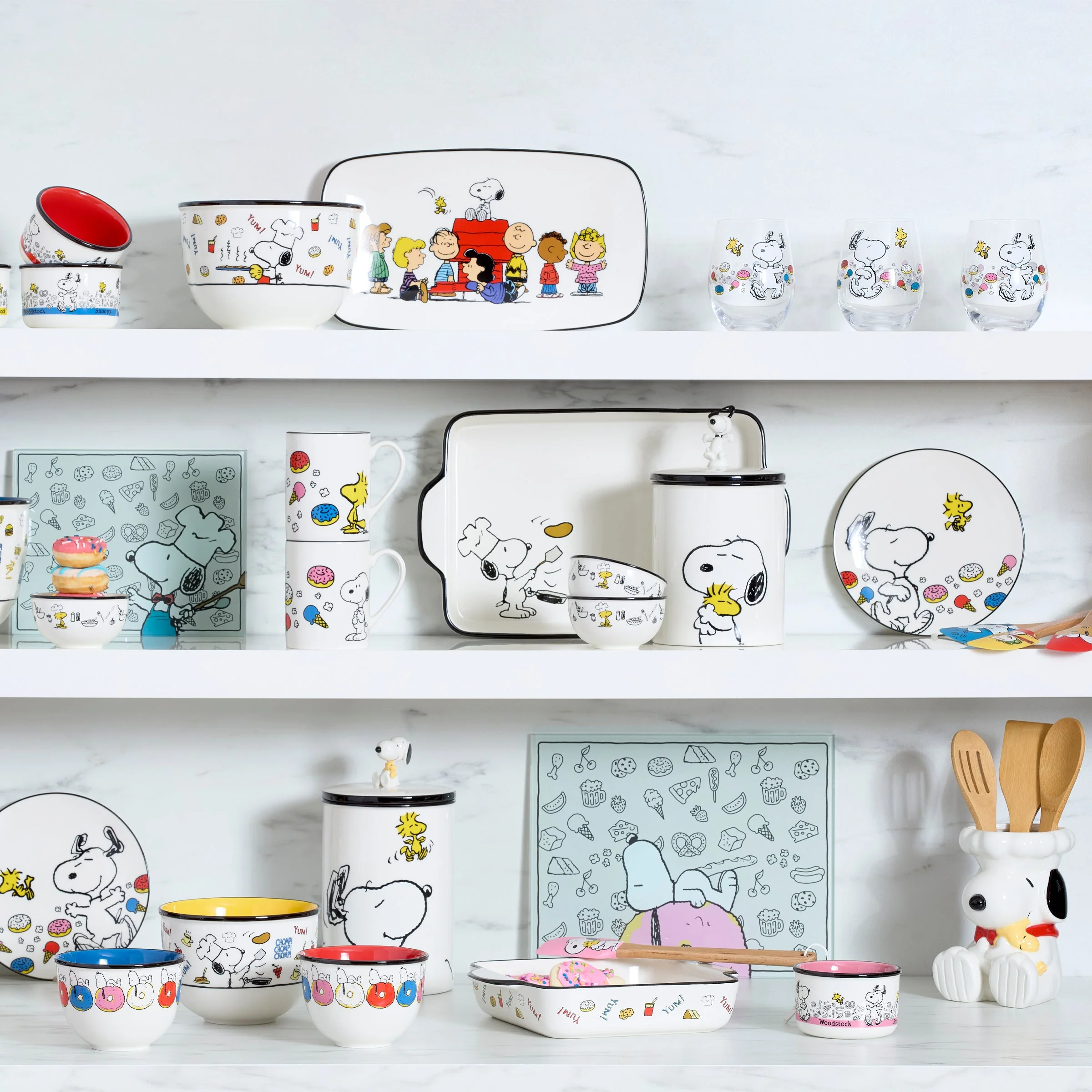 Chef Snoopy Tumblers, Set of 4 - Image 2