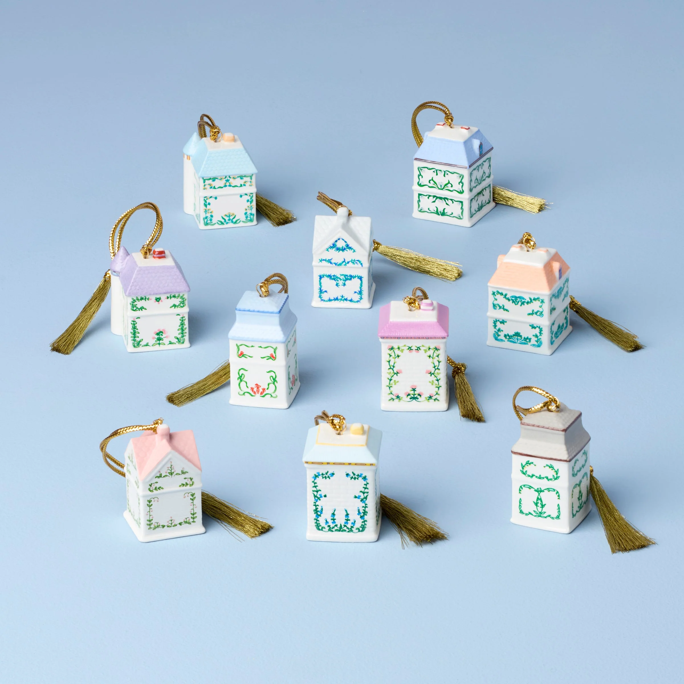 Lenox Spice Village 10-Piece Mini Ornament Set - Image 3