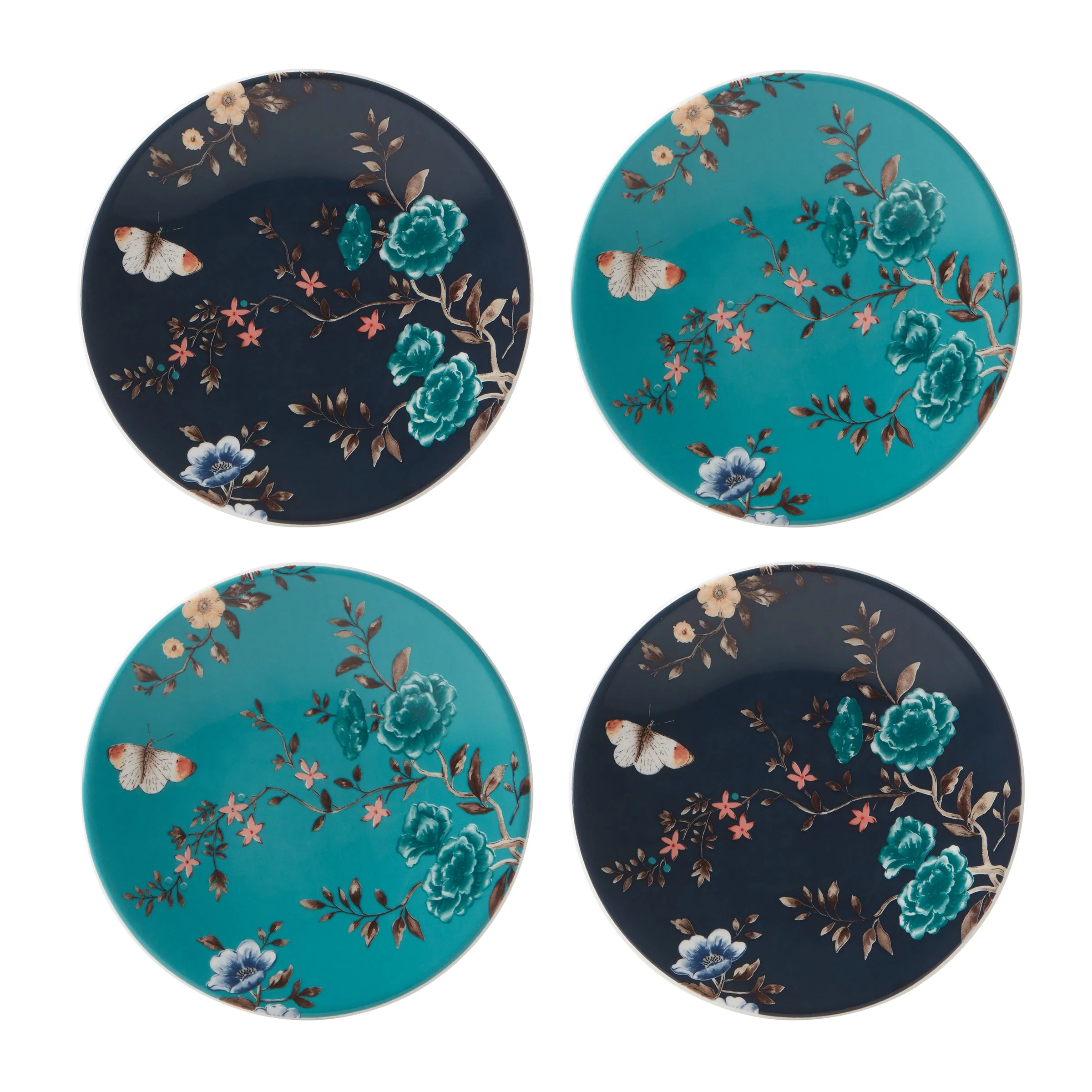 Sprig & Vine Tidbit Plates, Set of 4 - Image 2