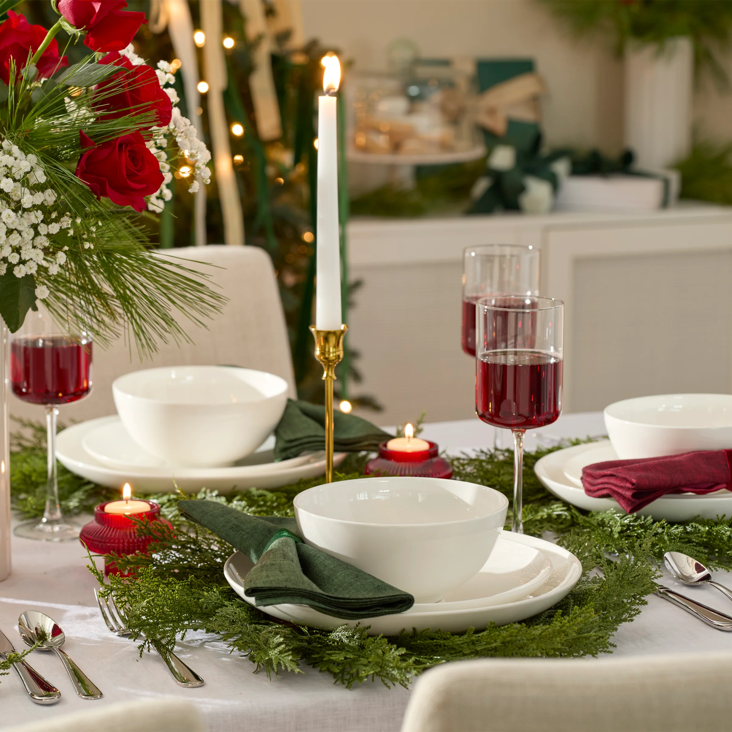Studio 1414 Coupe 12-Piece Dinnerware Set - Image 17
