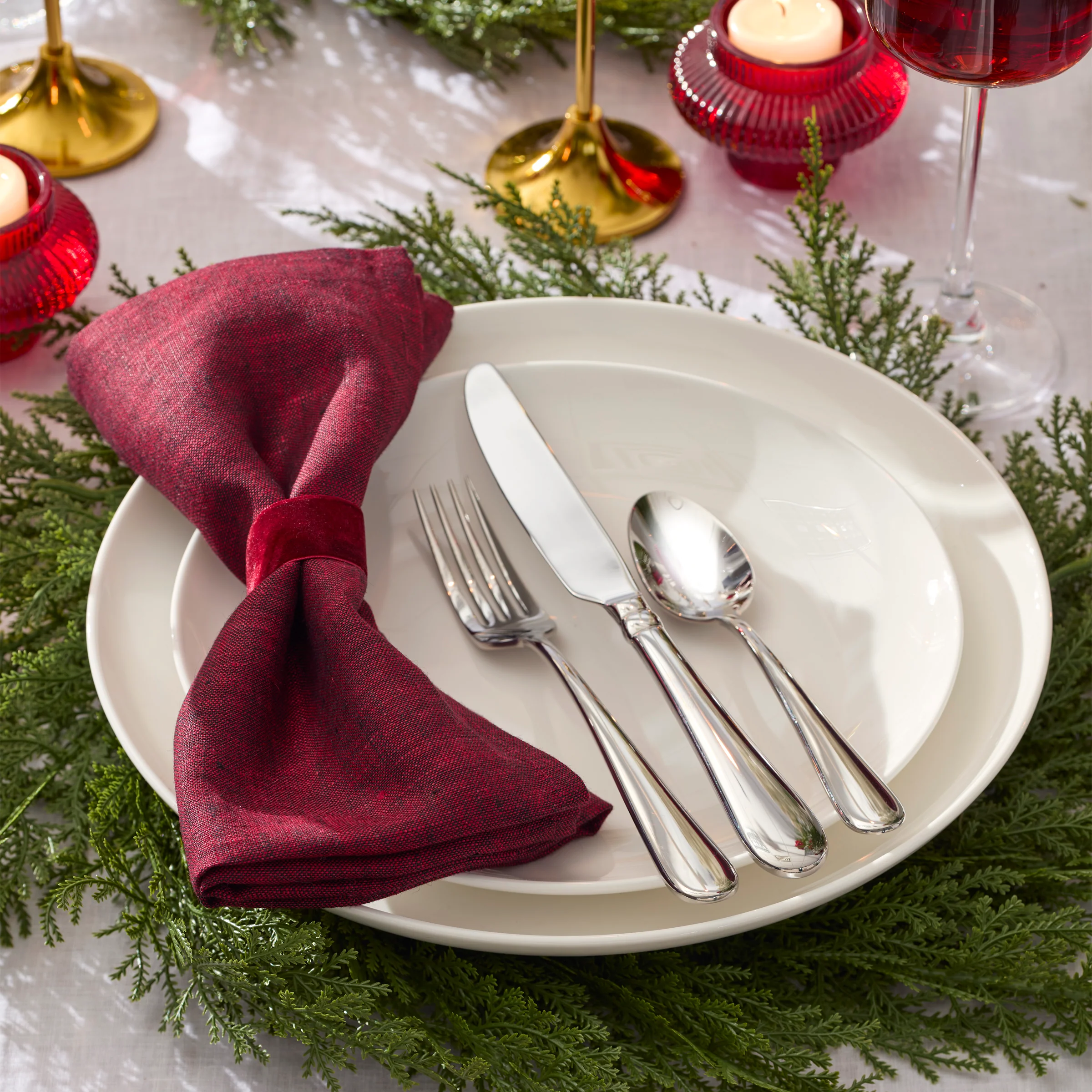 Studio 1414 Coupe 12-Piece Dinnerware Set - Image 16