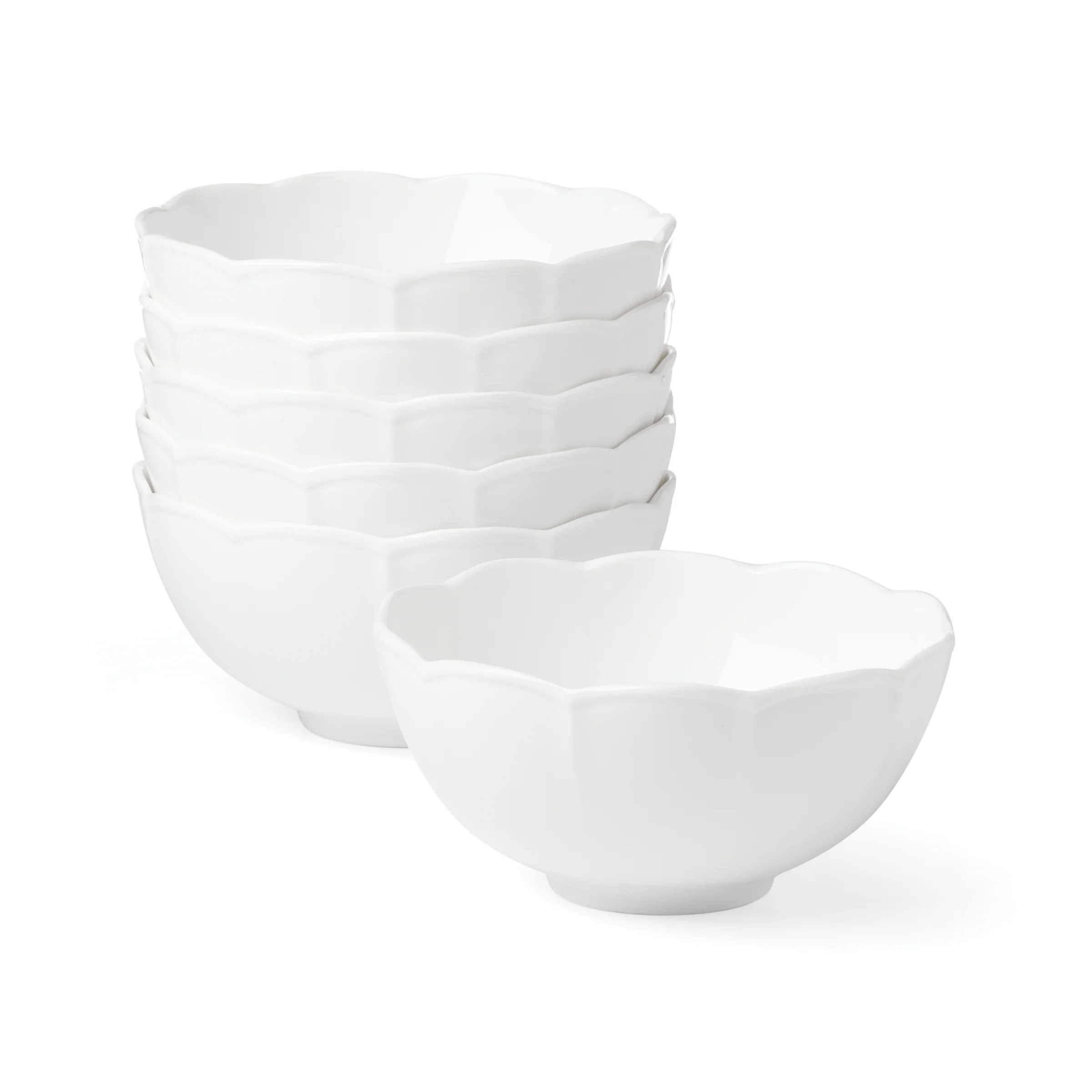 Studio 1414 Scallop All-Purpose Bowls, Set of 6 - Image 8
