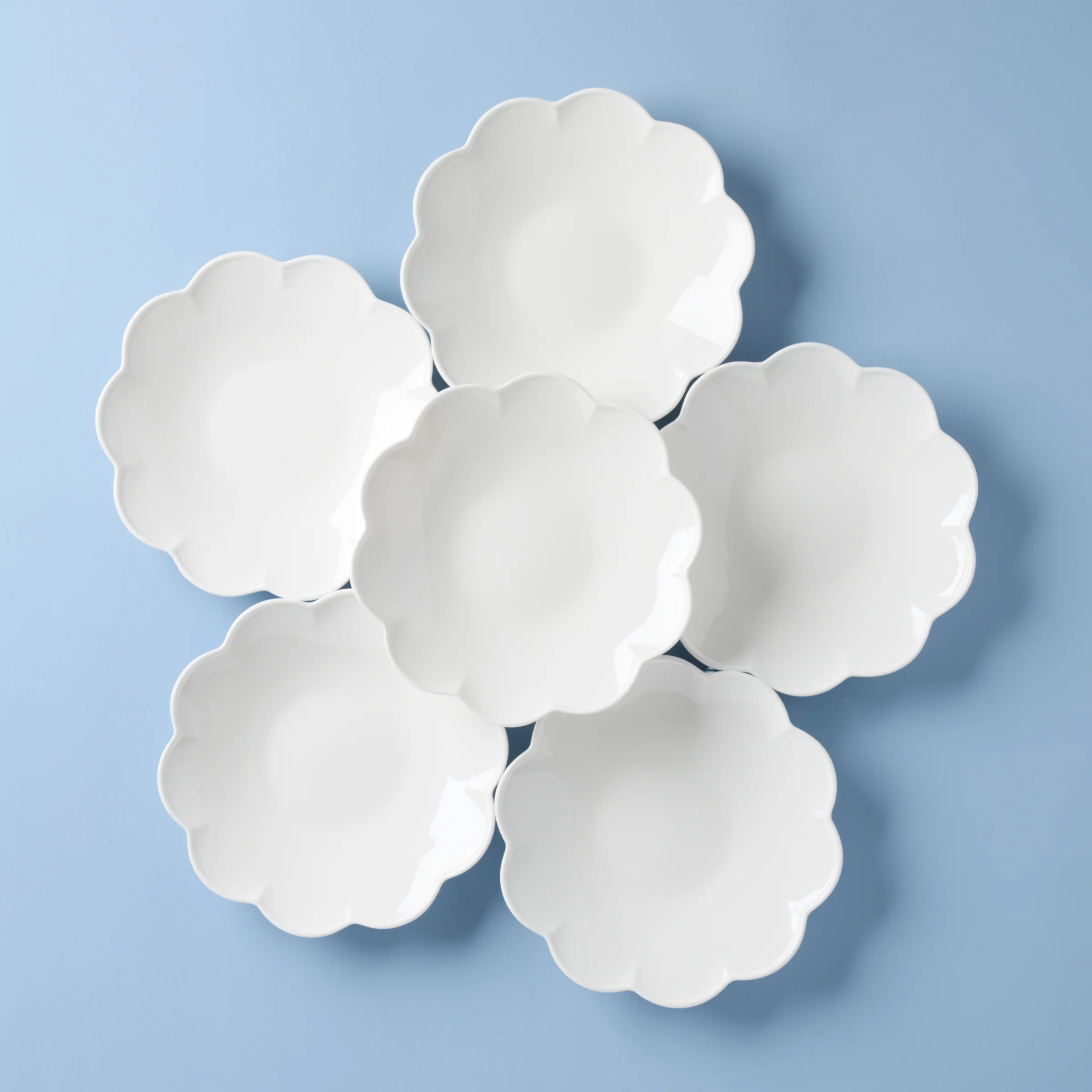 Studio 1414 Scallop Dinner Plates, Set of 6