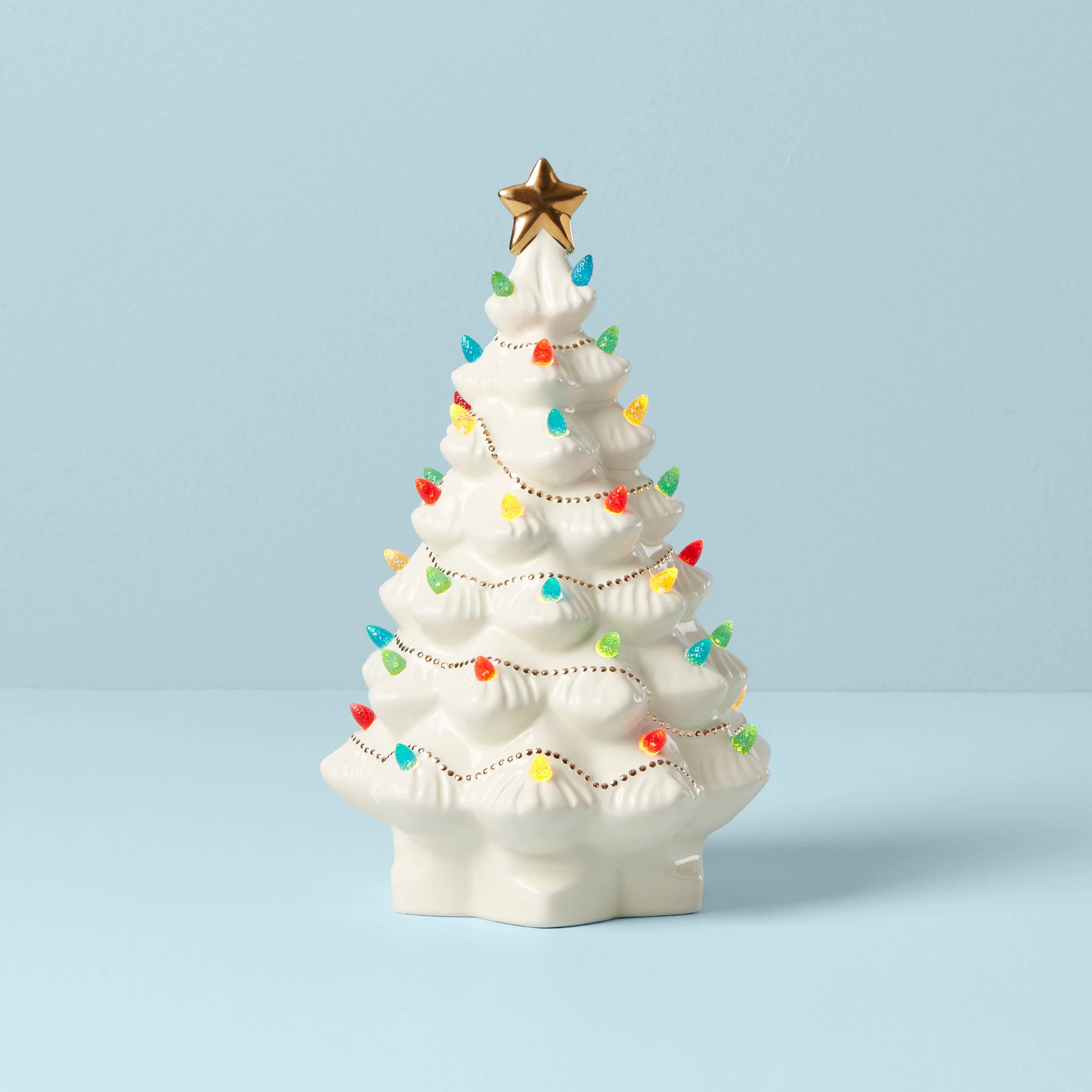 Treasured Traditions Ivory Lit Tree