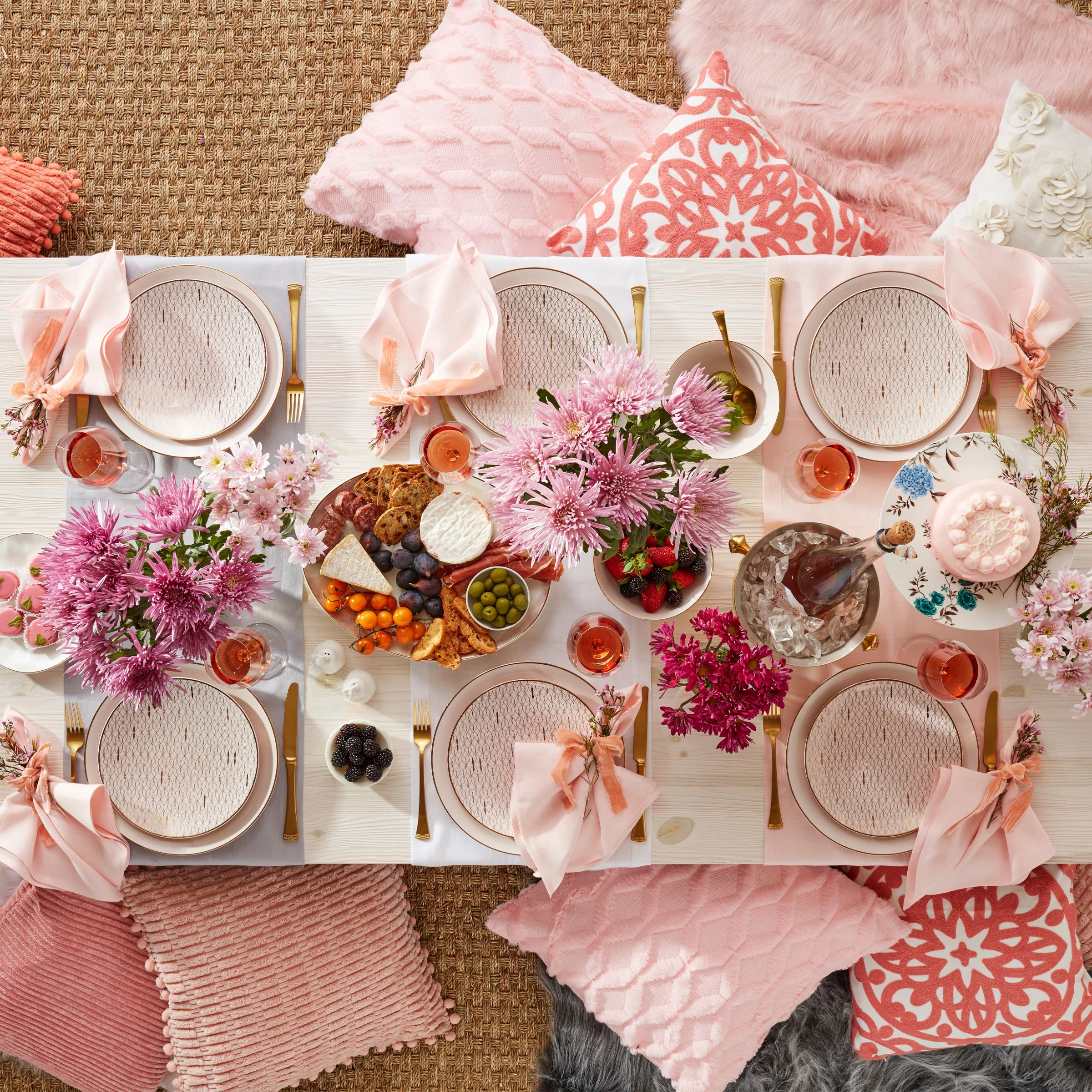Trianna Blush 4-Piece Place Setting - Image 3