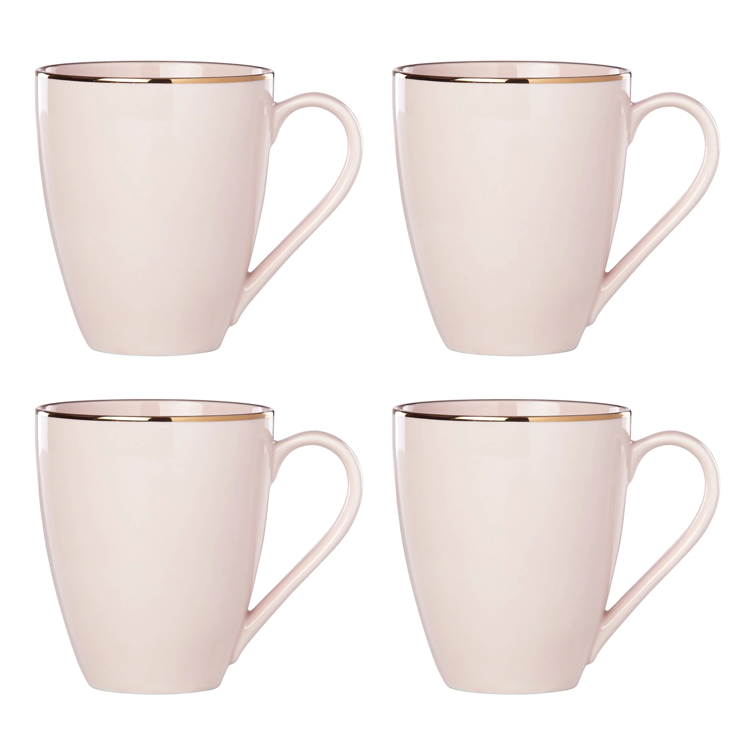 Trianna Blush Mugs, Set of 4