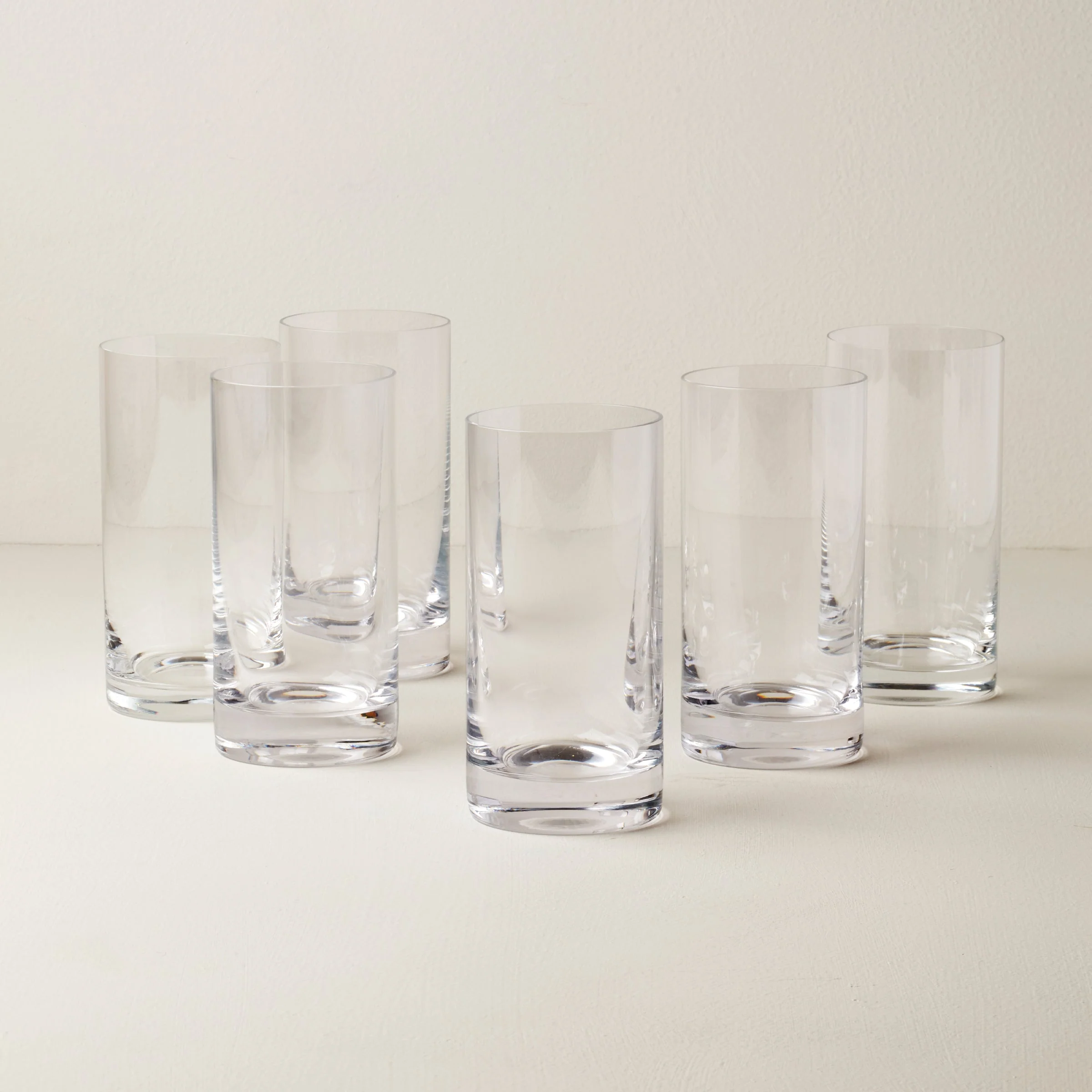 Tuscany Classics Cylinder Highball Glasses, Set of 6