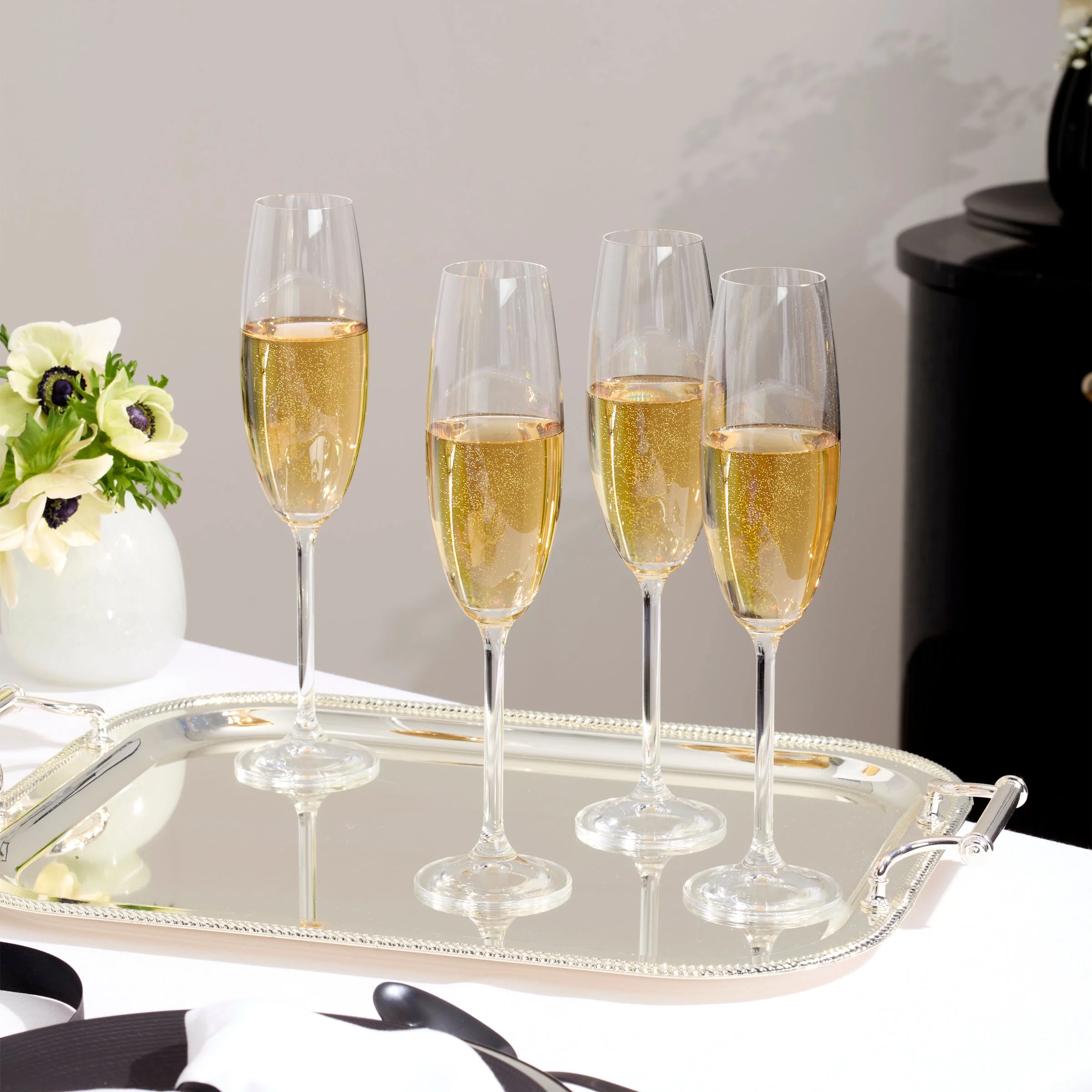 Tuscany Classics Champagne Flute Glasses, Set of 6 - Image 3
