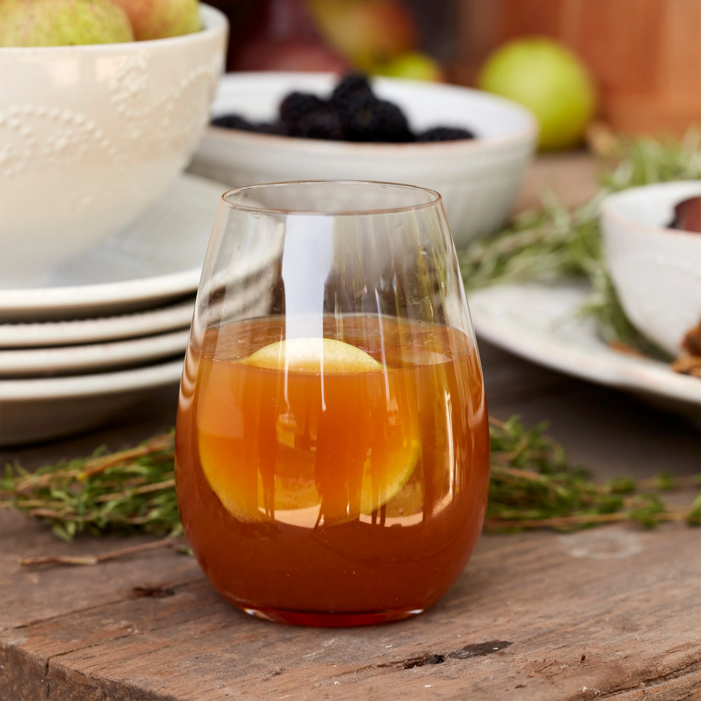 Tuscany Classics Stemless Wine Glasses, Set of 6 - Image 3