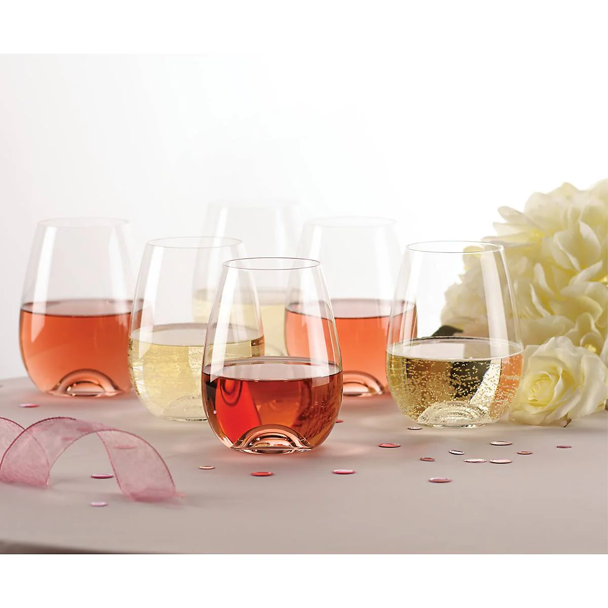 Tuscany Classics Stemless Wine Glasses, Set of 6 - Image 7