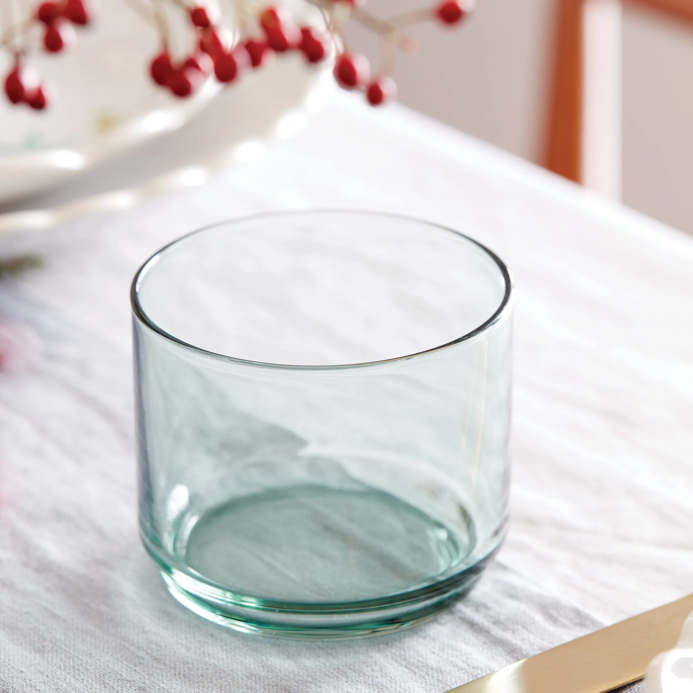 Tuscany Classics Stackable Green Short Glasses, Set of 4 - Image 2