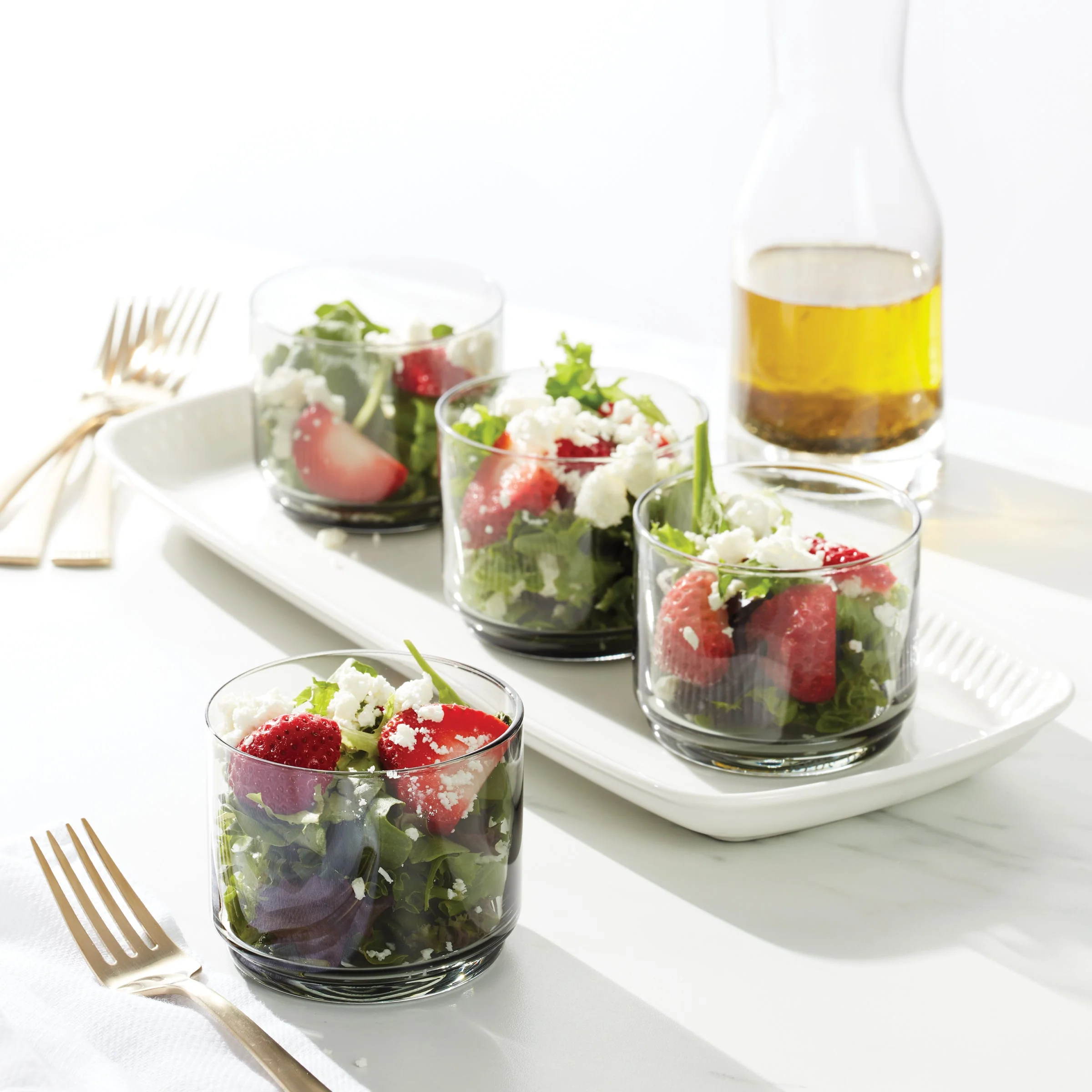 Tuscany Classics Stackable Smoke Short Glasses,  Set of 4 - Image 3