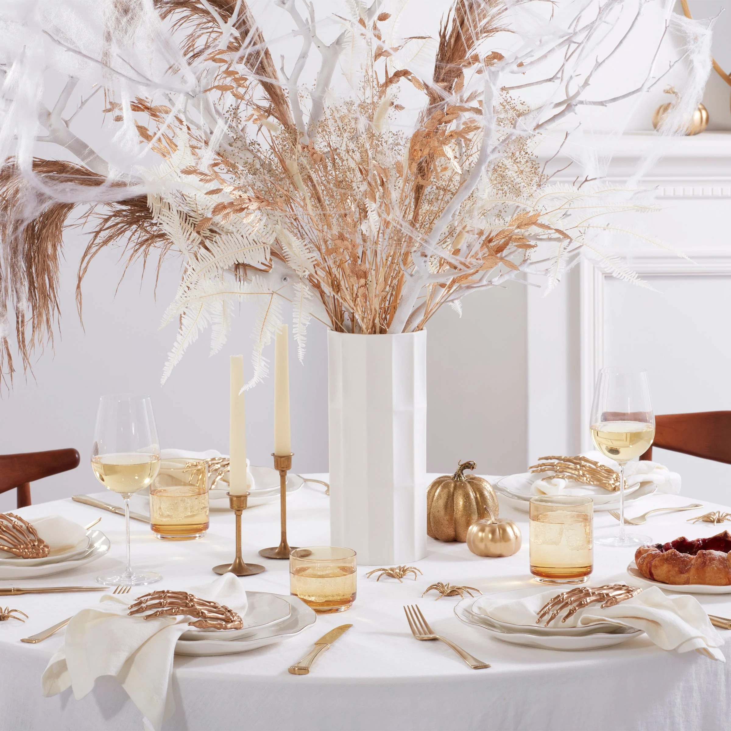 Tuscany Classics Stackable Amber Tall Glasses, Set of 4 - Image 4