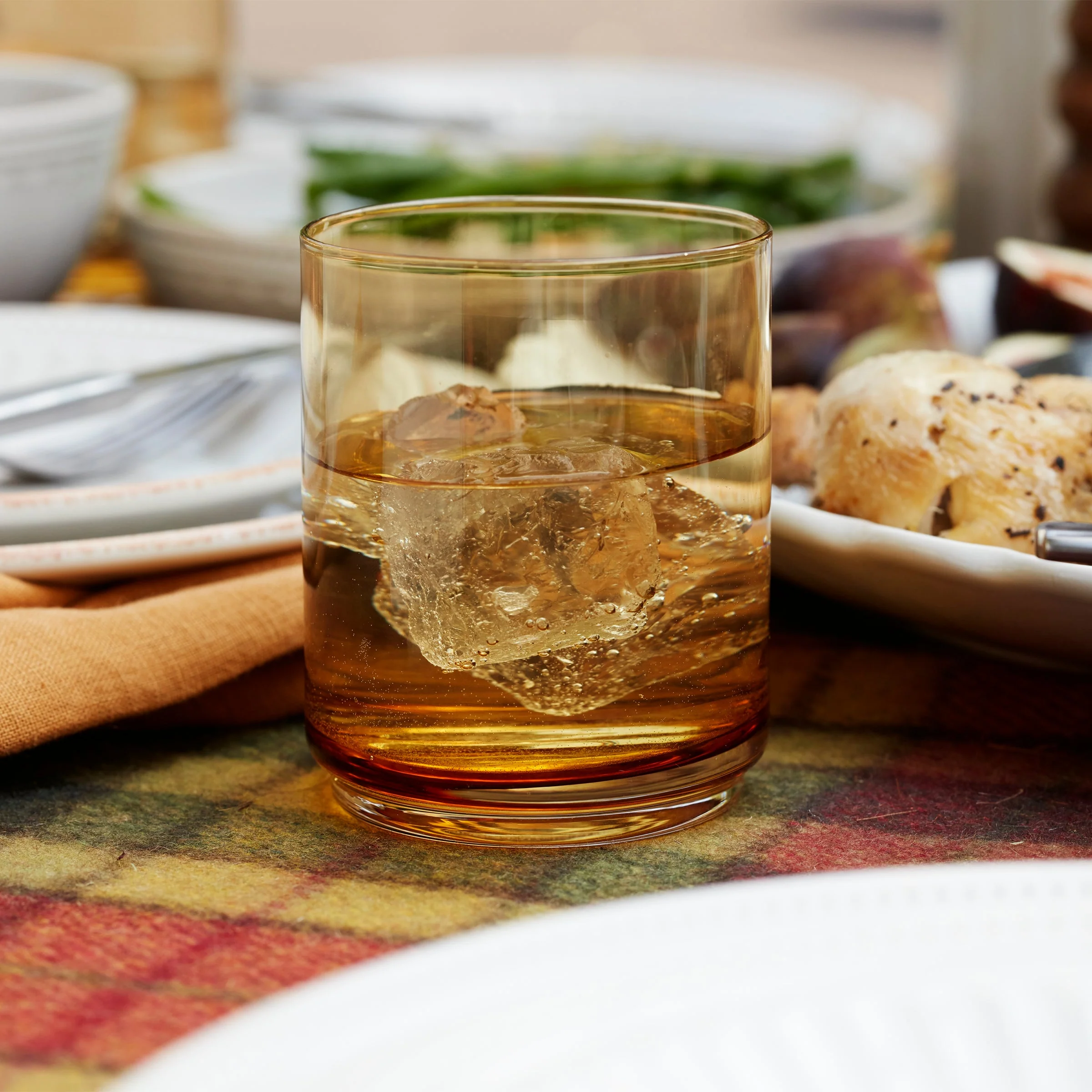 Tuscany Classics Stackable Amber Tall Glasses, Set of 4 - Image 5