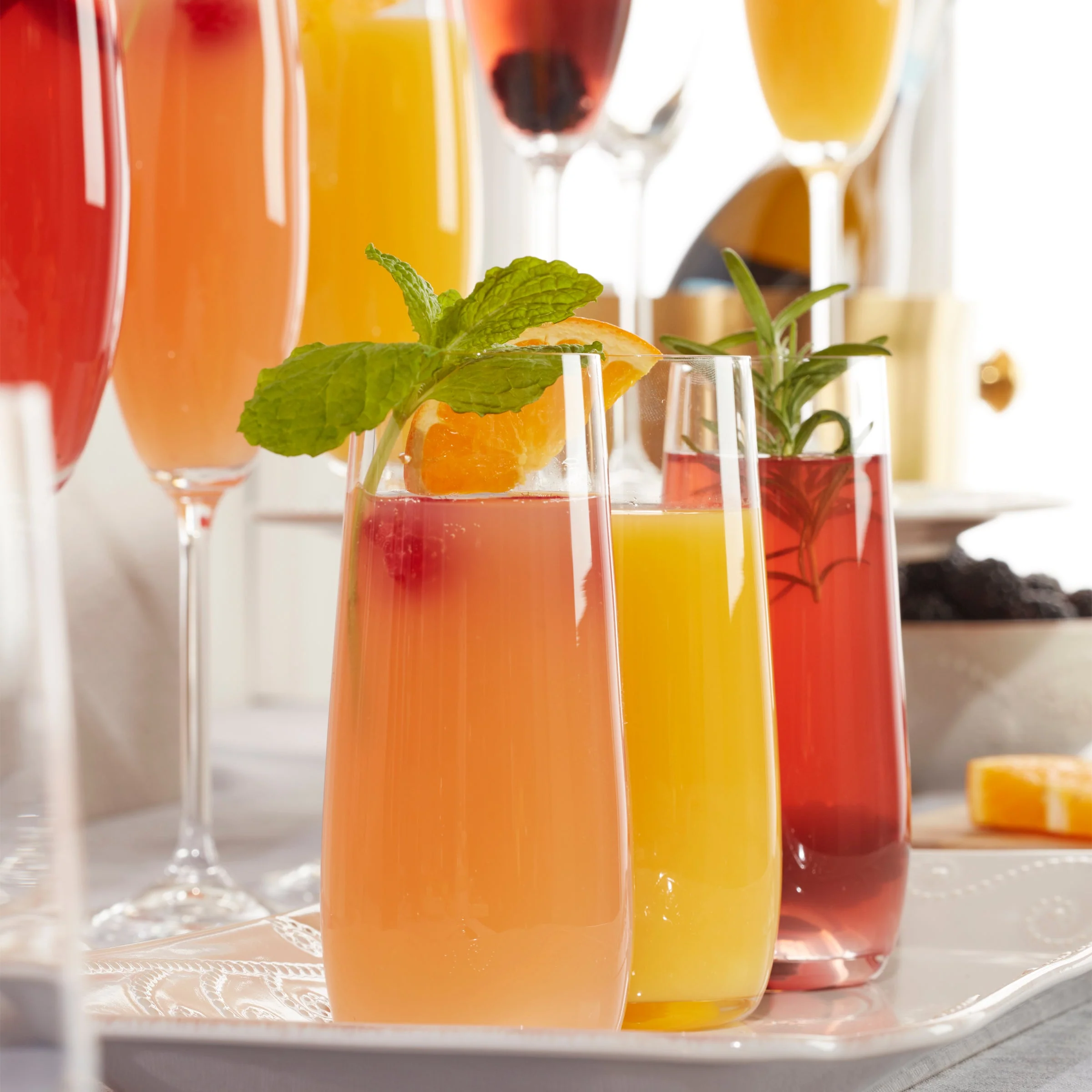 Tuscany Classics Stemless Flute Glasses, Set of 6 - Image 3