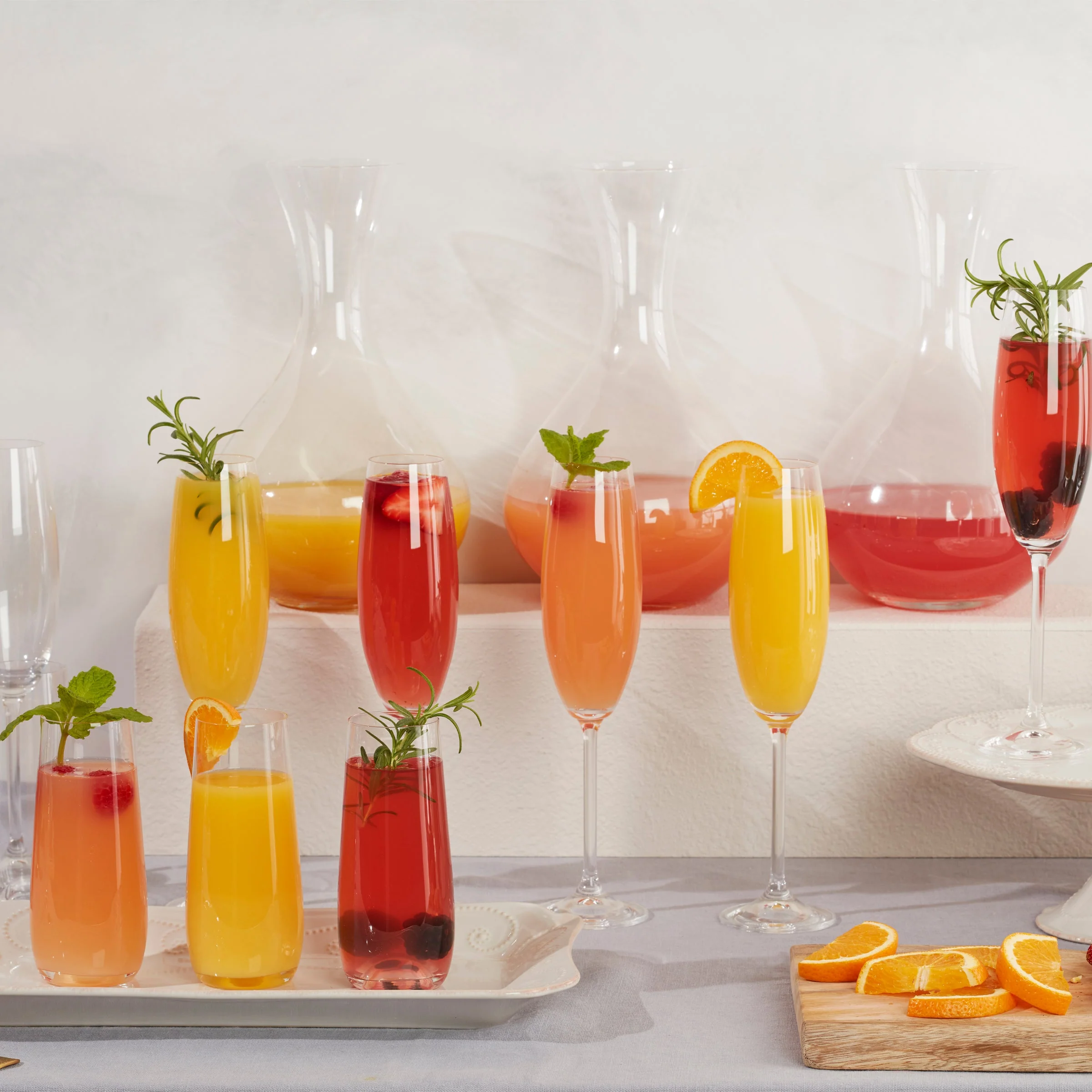 Tuscany Classics Stemless Flute Glasses, Set of 6 - Image 4