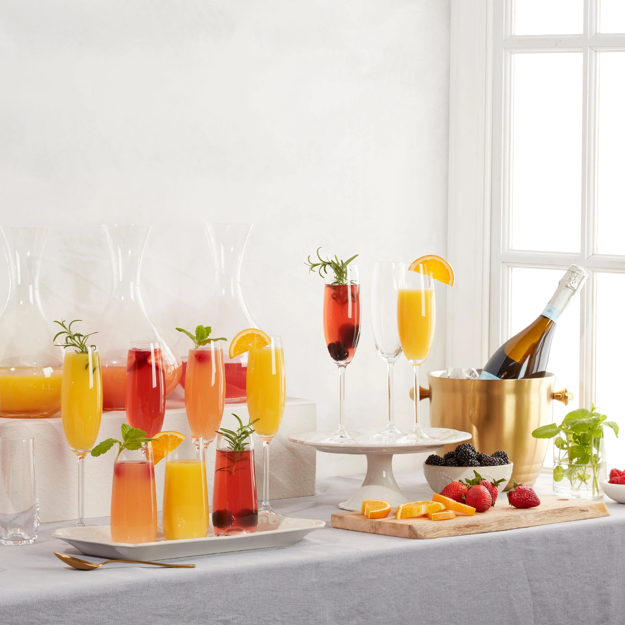 Tuscany Classics Stemless Flute Glasses, Set of 6 - Image 5