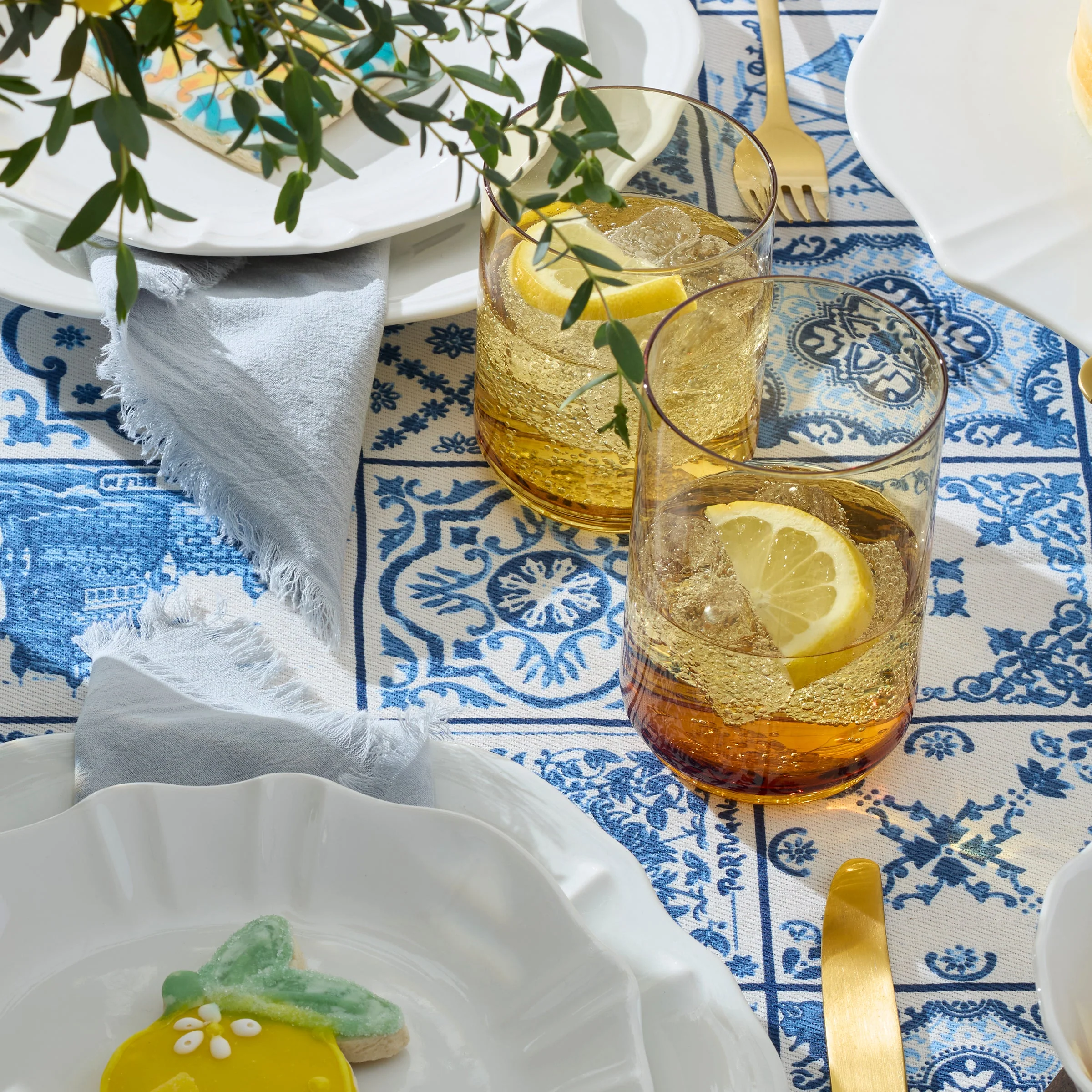 Tuscany Classics Stackable Amber Coolers, Set of 4 - Image 5