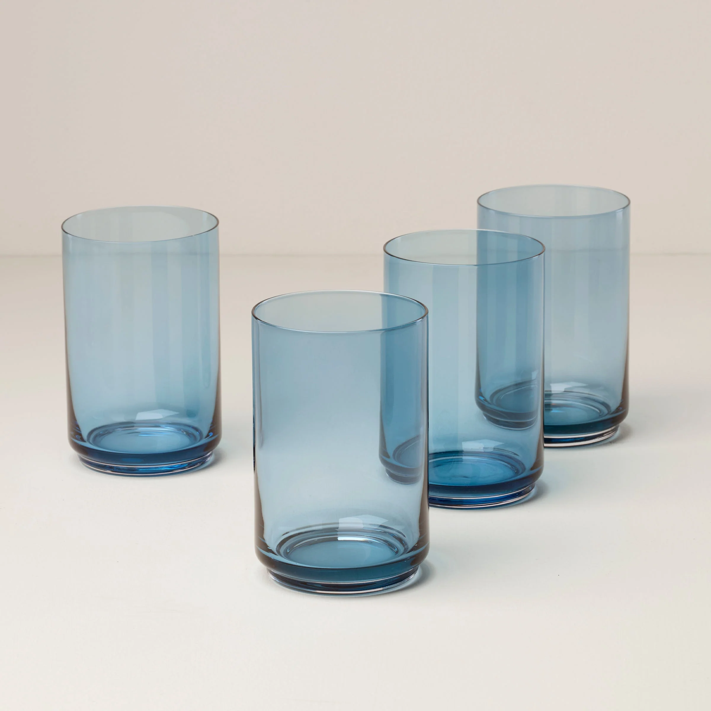 Tuscany Classics Stackable Blue Coolers, Set of 4