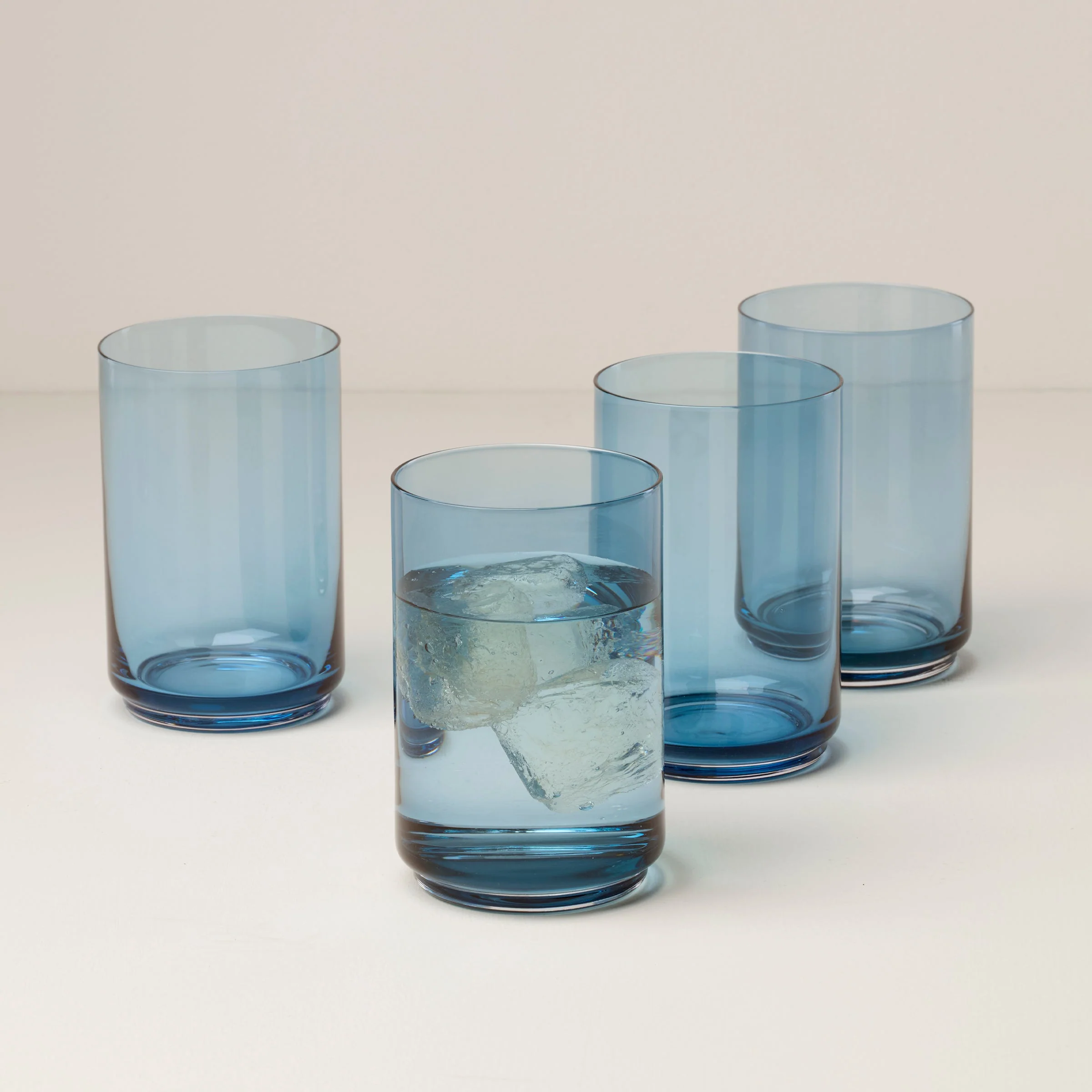 Tuscany Classics Stackable Blue Coolers, Set of 4 - Image 2