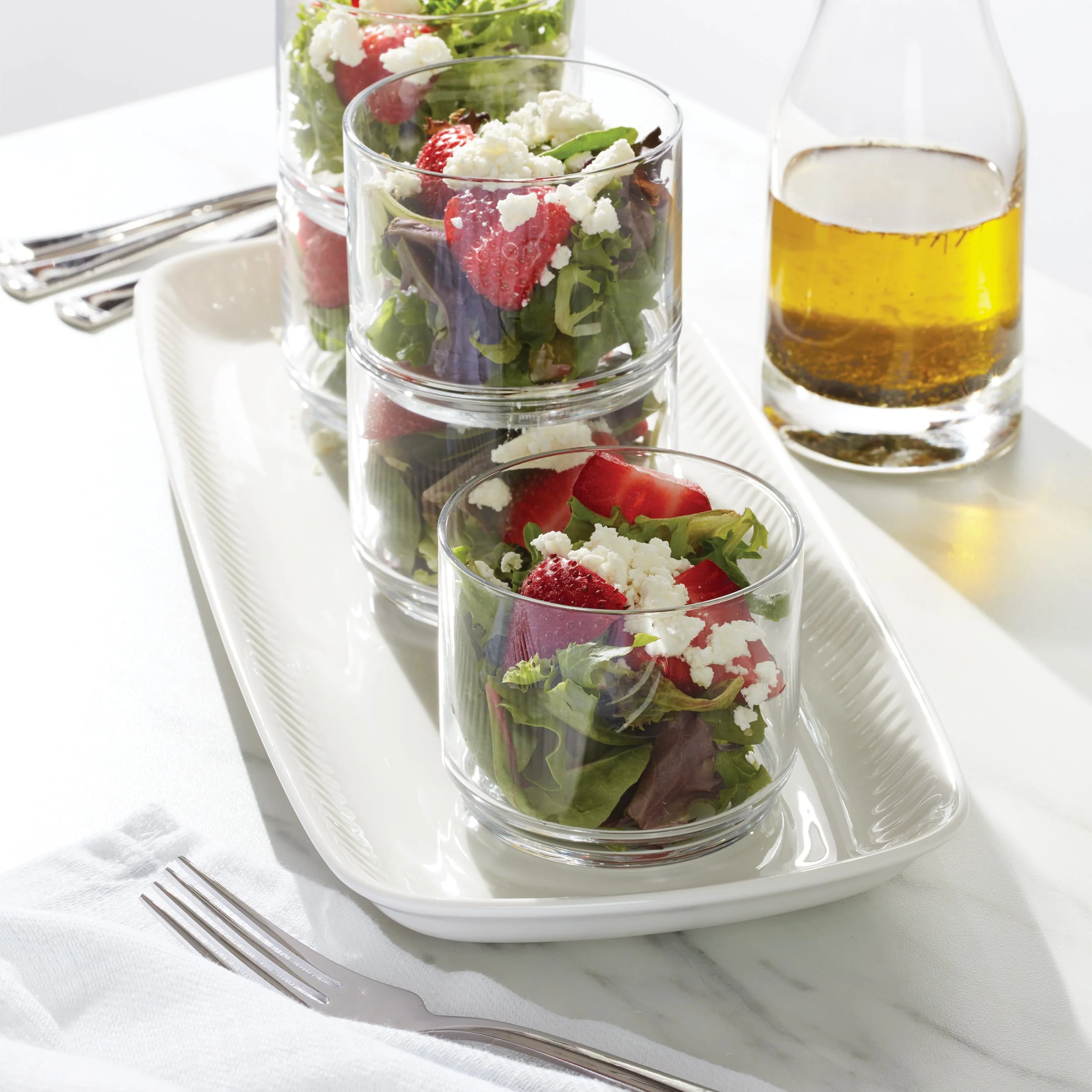 Tuscany Classics Stackable Clear Short Glasses, Set of 6 - Image 5