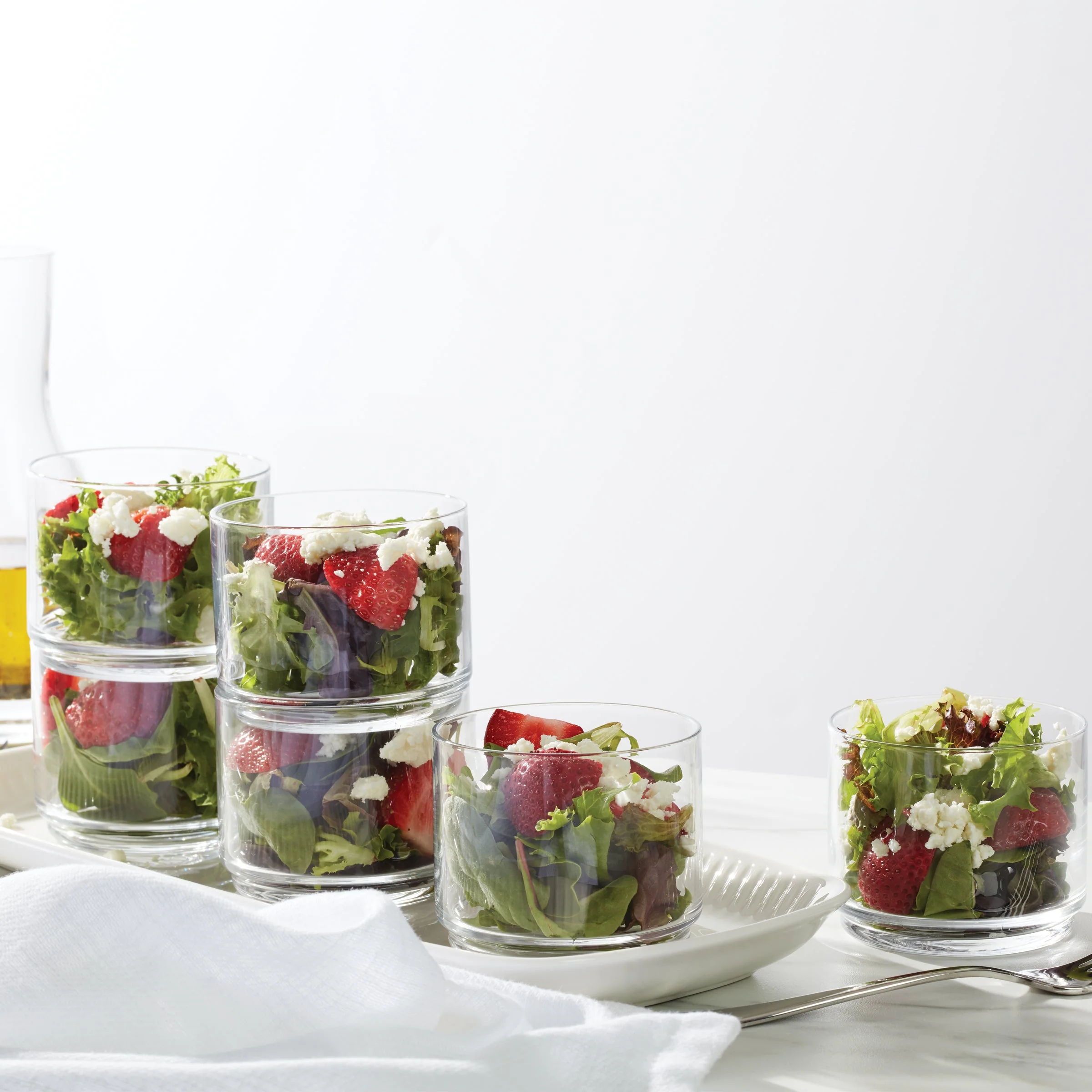 Tuscany Classics Stackable Clear Short Glasses, Set of 6 - Image 6