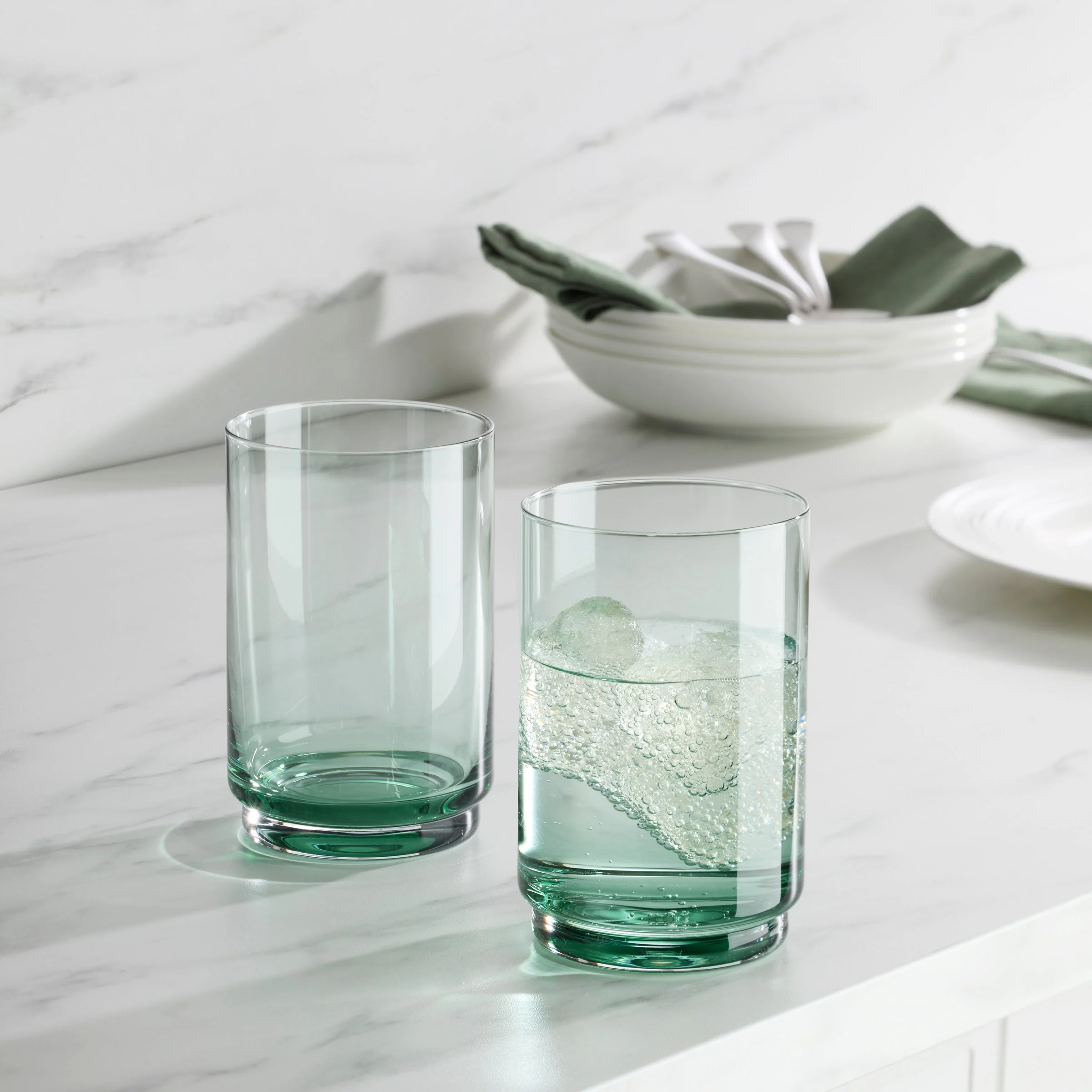 Tuscany Stackable Classics Green Coolers, Set of 4 - Image 3