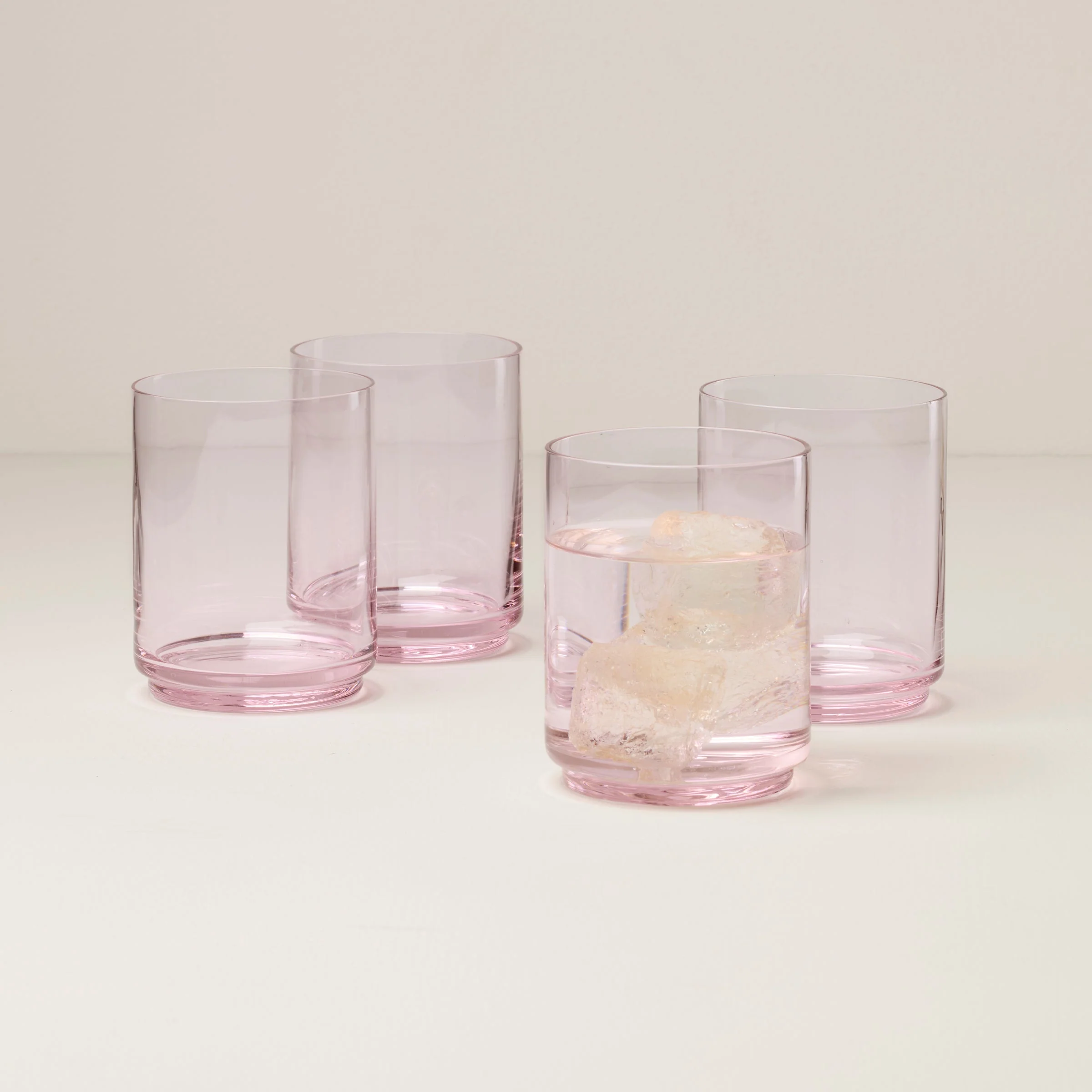 Tuscany Stackable Blush Tall Glasses, Set of 4 - Image 2