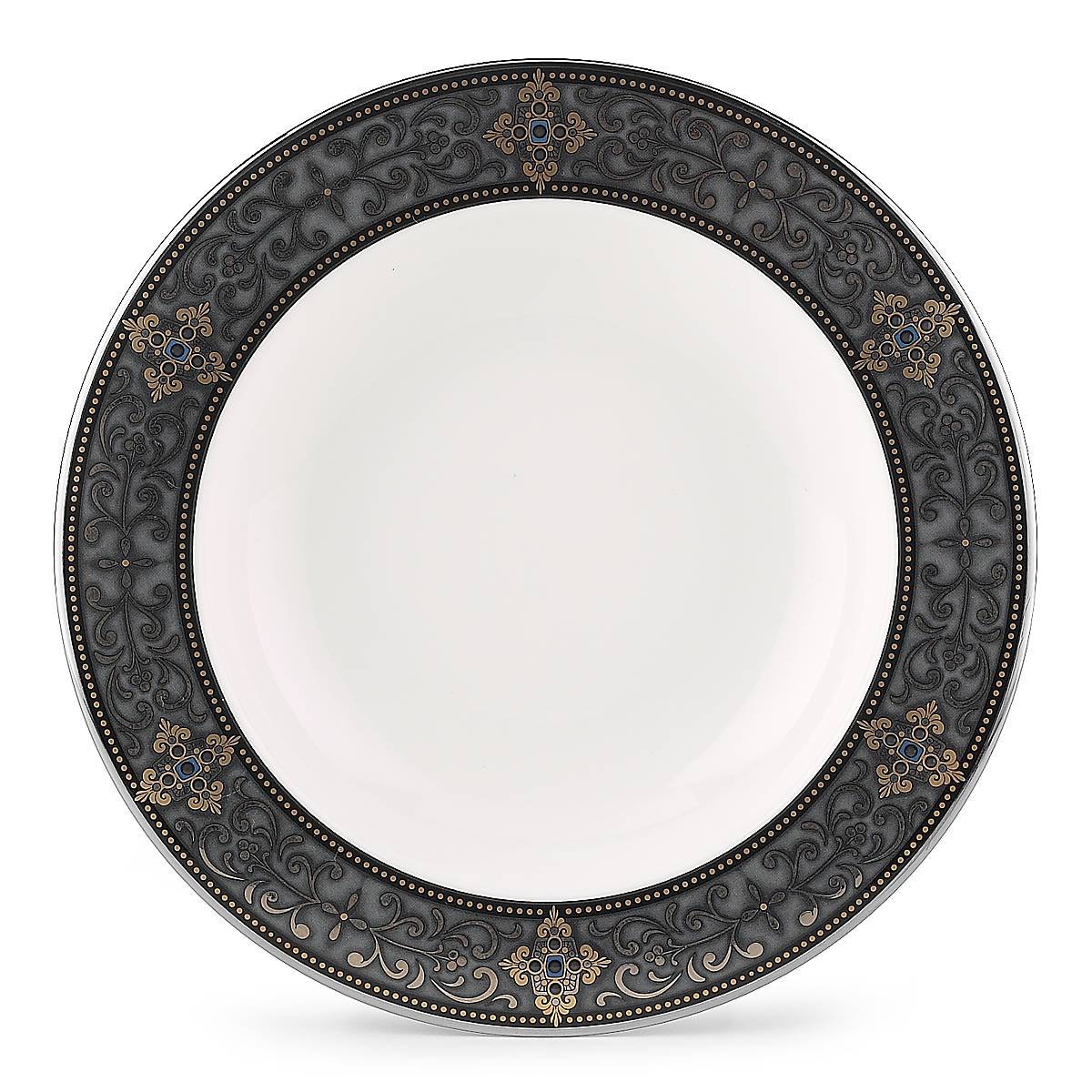 Vintage Jewel Rimmed Bowl - Image 2