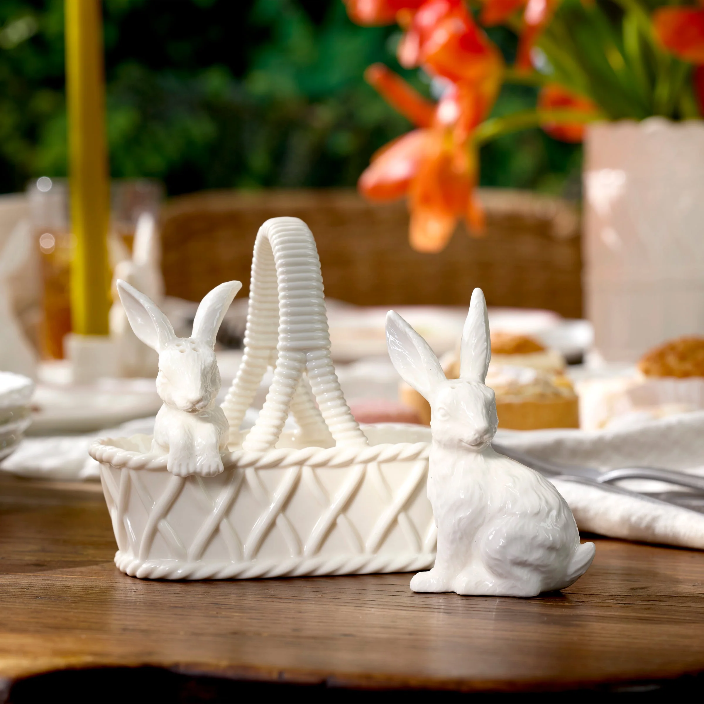 Wicker Creek Bunny Salt & Pepper Set - Image 2