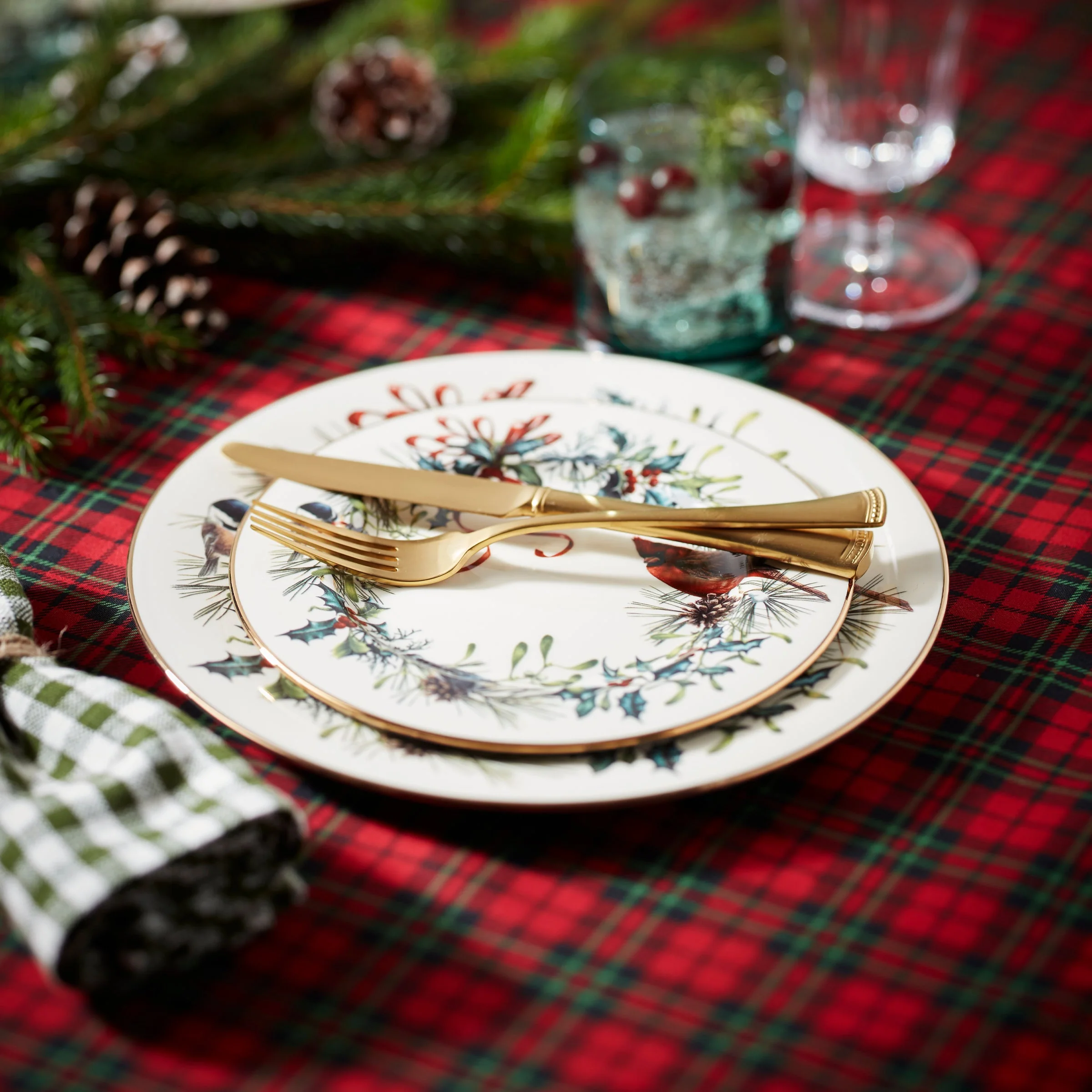 Winter Greetings Salad Plate - Image 3