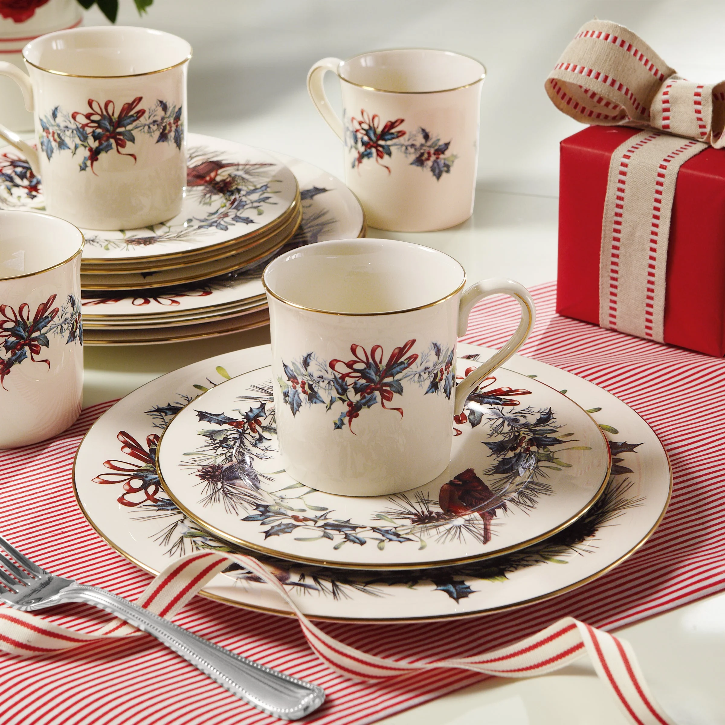 Winter Greetings Salad Plates, Set of 4 - Image 6
