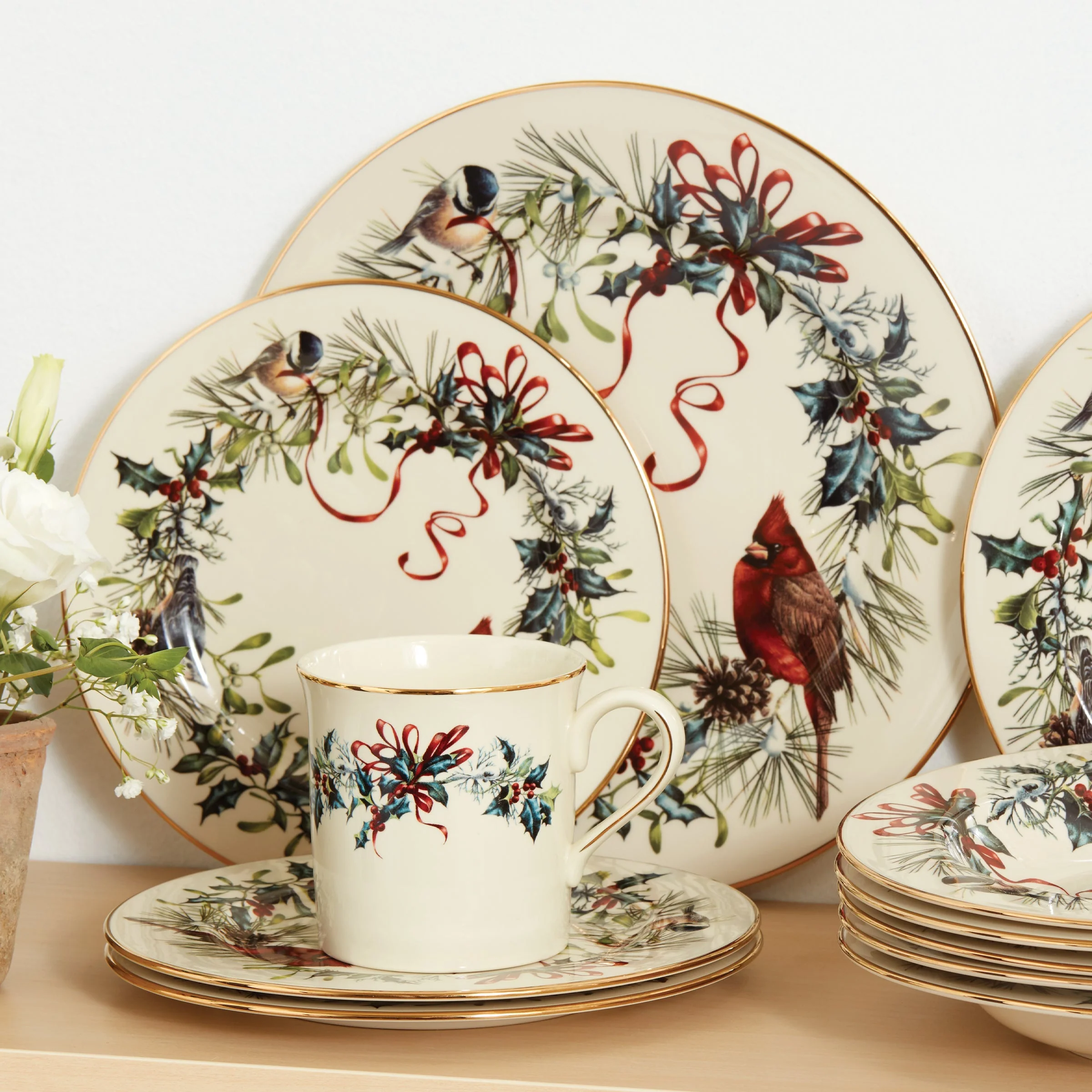 Winter Greetings Salad Plates, Set of 4 - Image 8