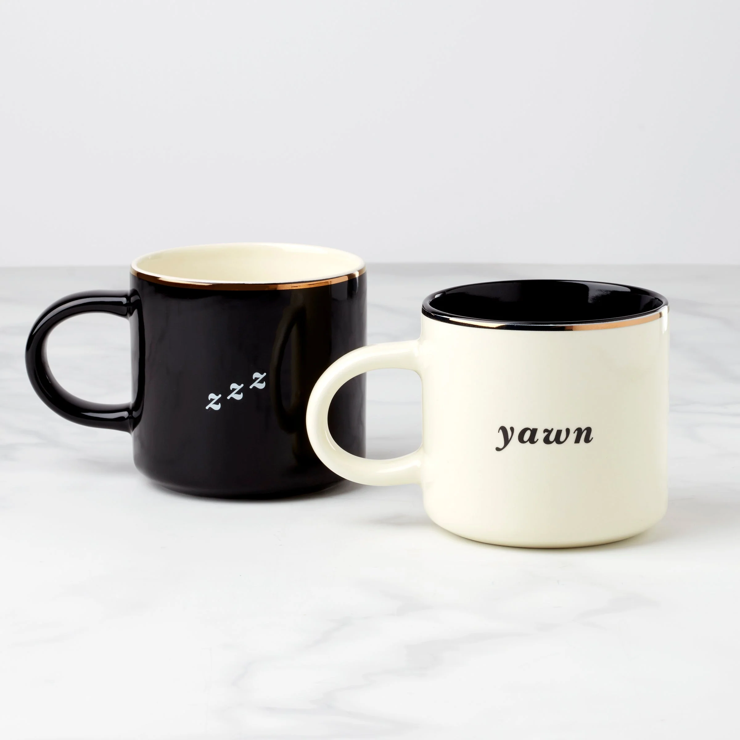 Two of a Kind Yawn & Zzz Mugs, Set of 2 - Image 2